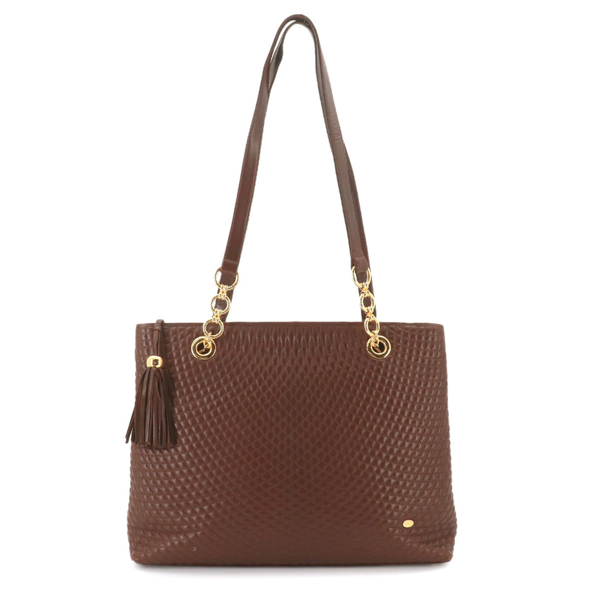 Bally Brown Leather Tote Bag (Pre-Owned)