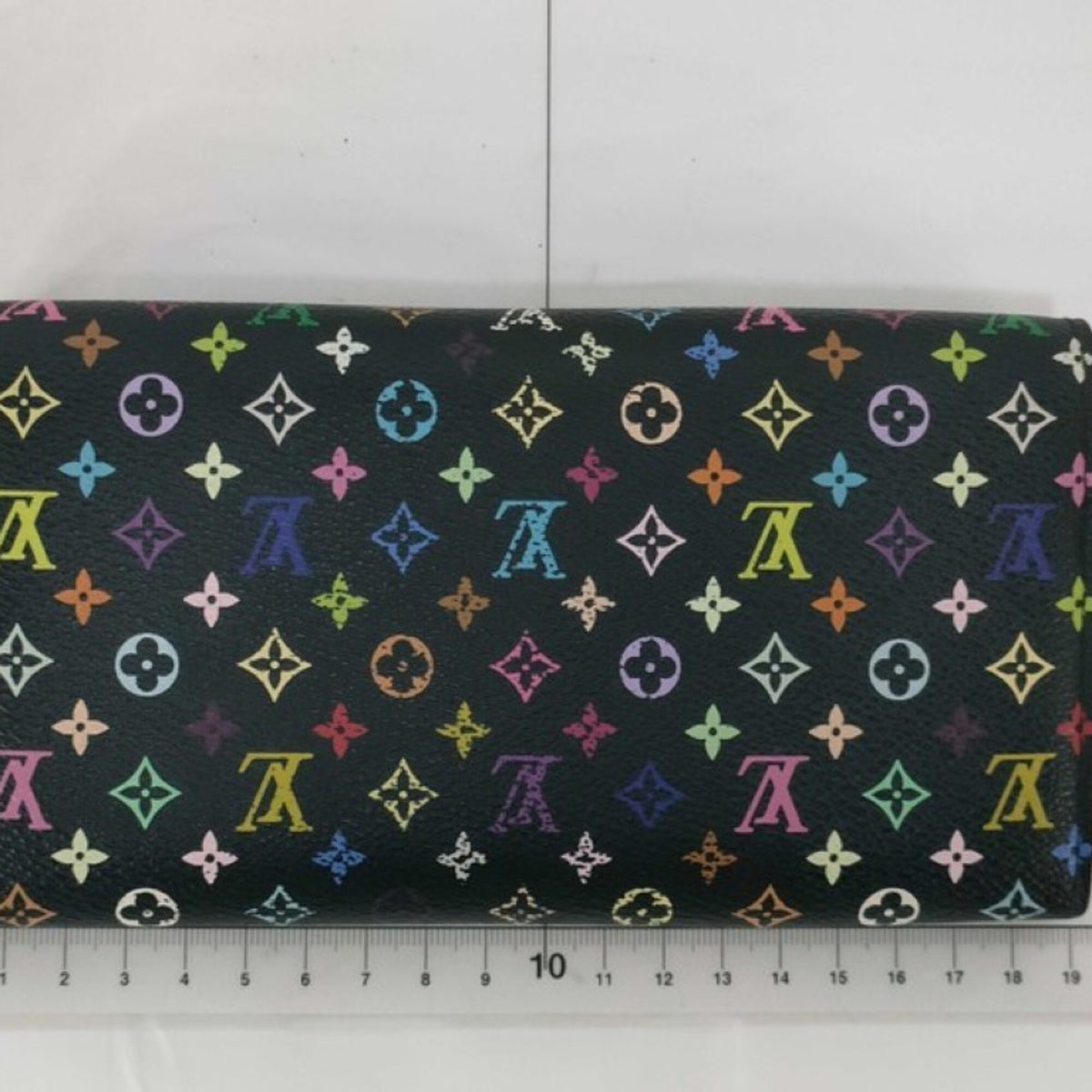 Louis Vuitton Black Grenade Multi-Color Monogram Multicolore Long Wallet (Bi-Fold) (Pre-Owned)