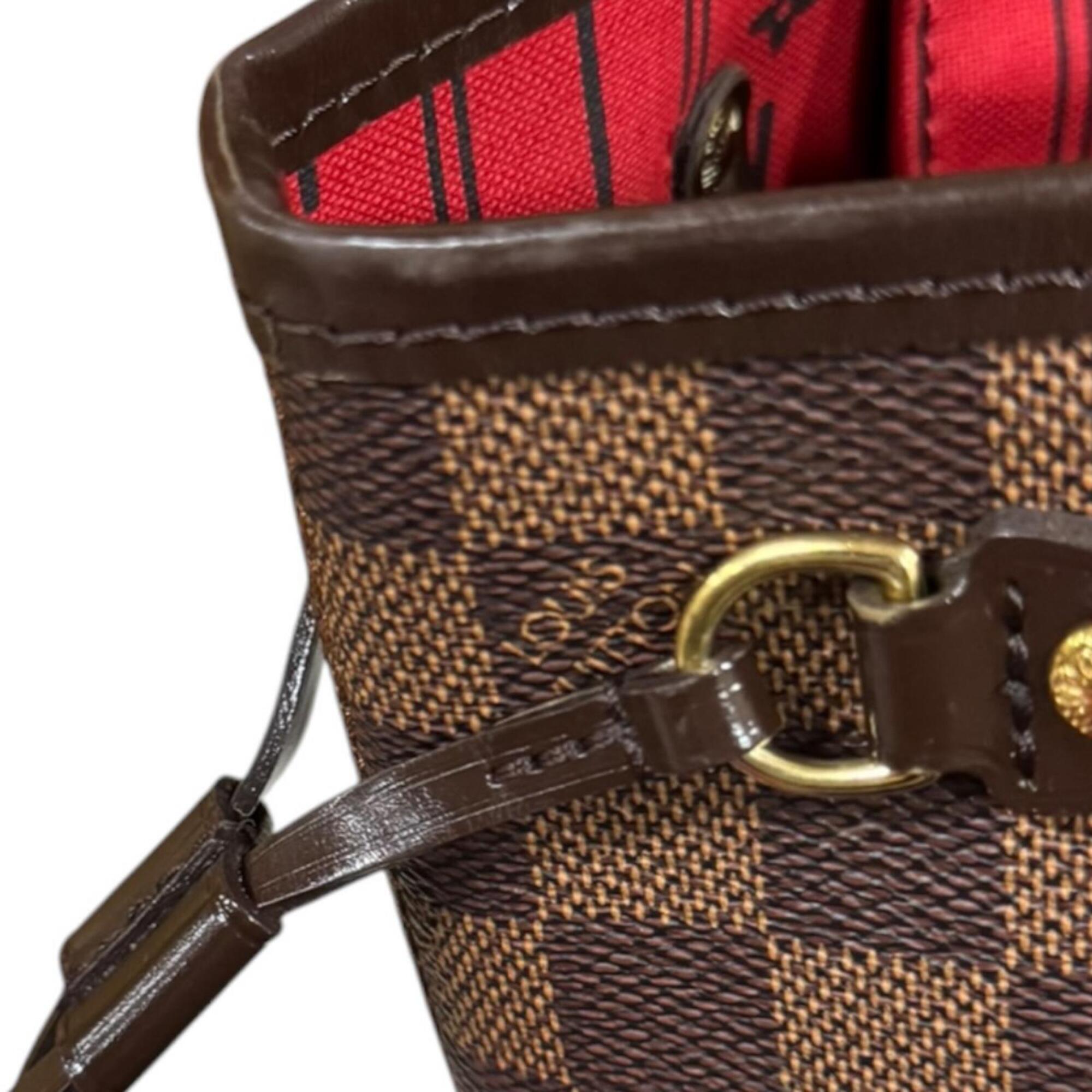 Louis Vuitton Damier Brown Damier Canvas Tote Bag (Pre-Owned)
