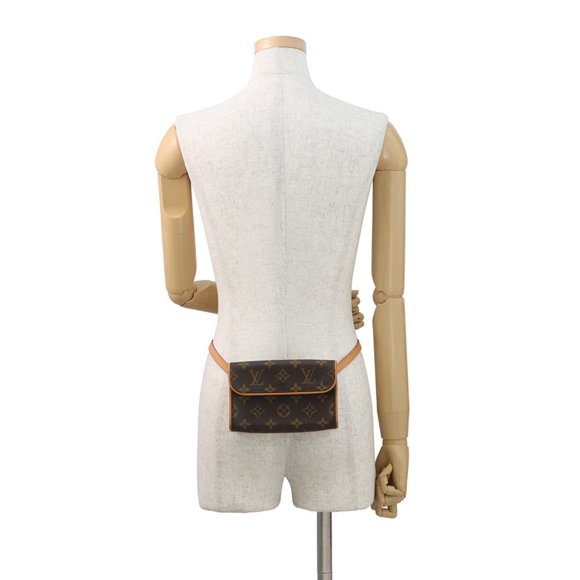 Louis Vuitton Monogram Beige Monogram Fanny Pack Pochette Pouch (Pre-Owned)