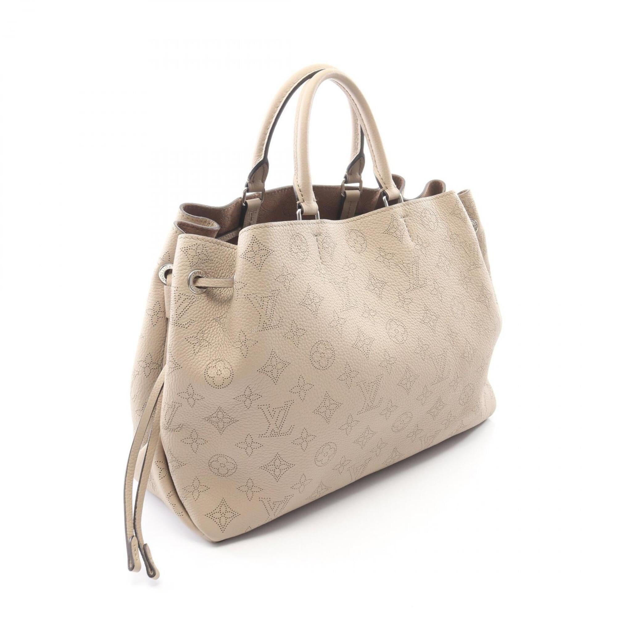 Louis Vuitton Beige Galle Mahina Leather Handbag Tote Bag (Pre-Owned)