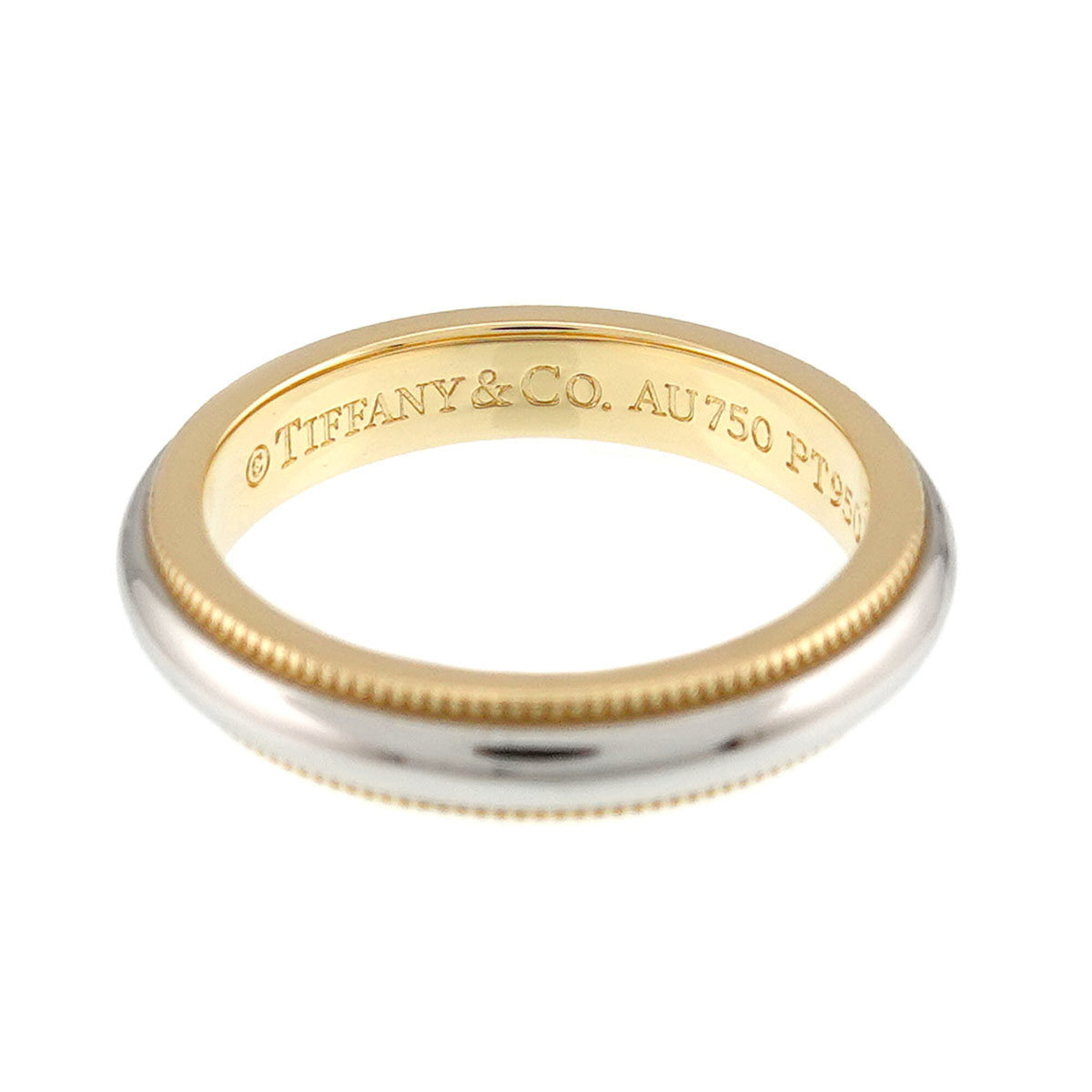 Tiffany Yellow Gold (18K) Platinum 950 Band Ring (Pre-Owned)