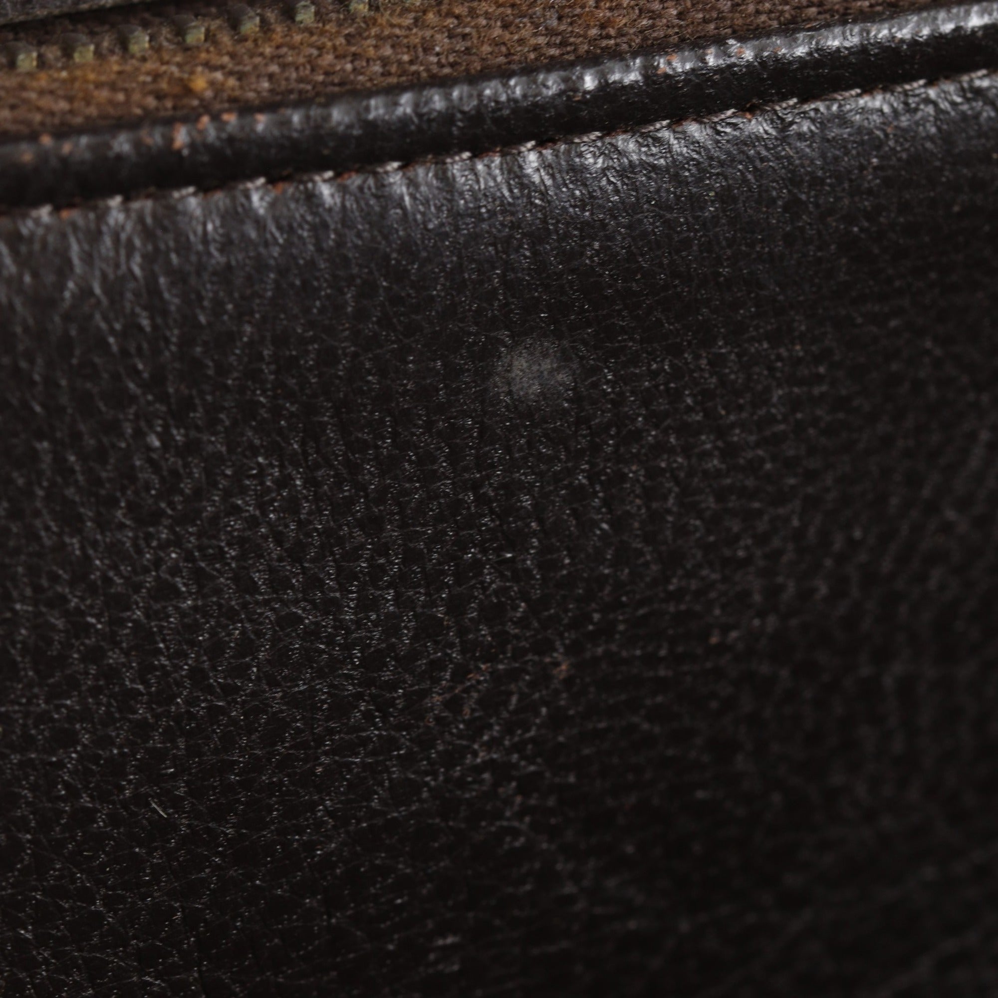 Celine Brown Canvas Shoulder Bag (Pre-Owned)
