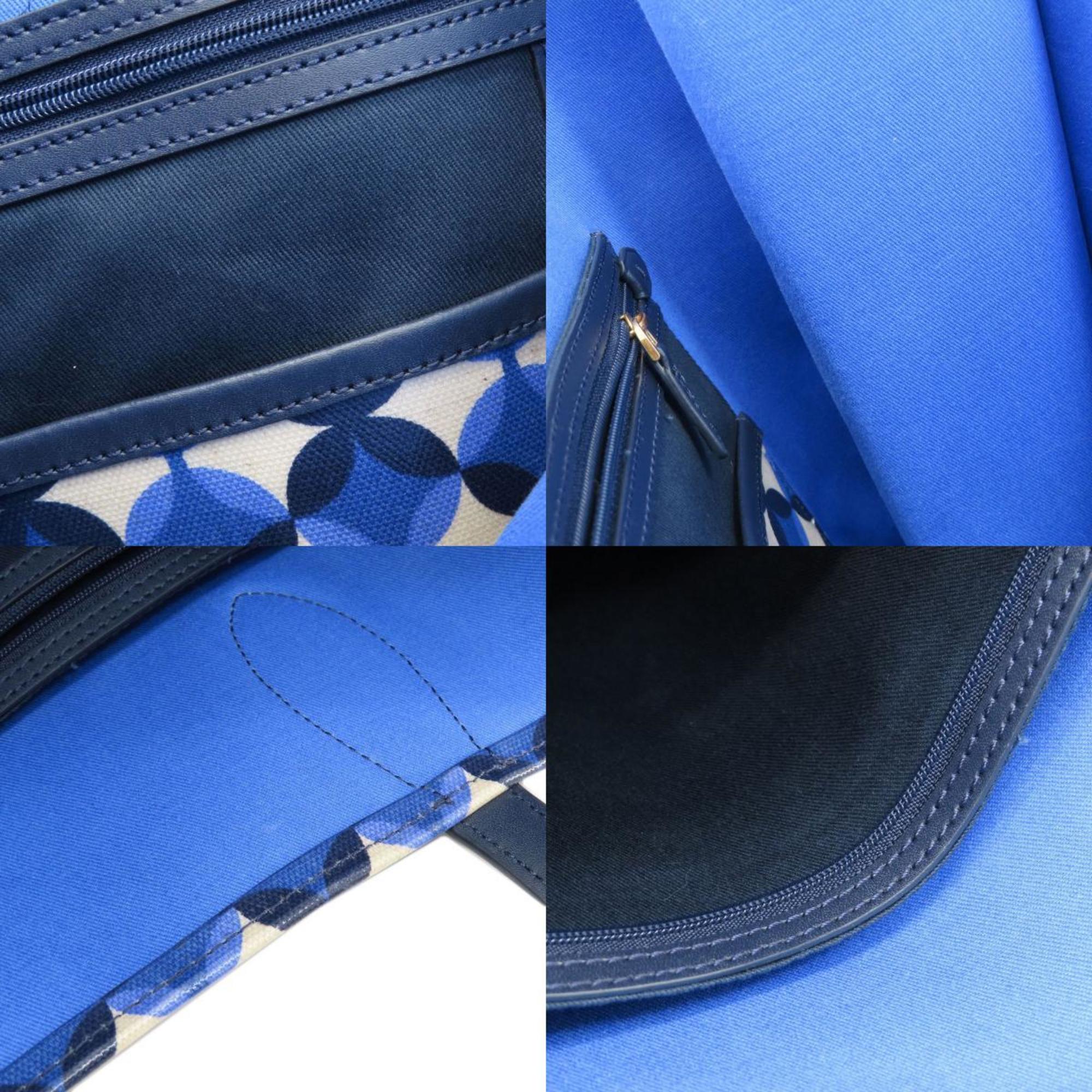 Kate Spade Blue Pvc Tote Bag (Pre-Owned)