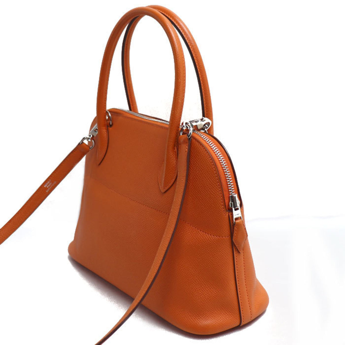 Hermes Orange Epsom Leather Shoulder Bag (Pre-Owned)