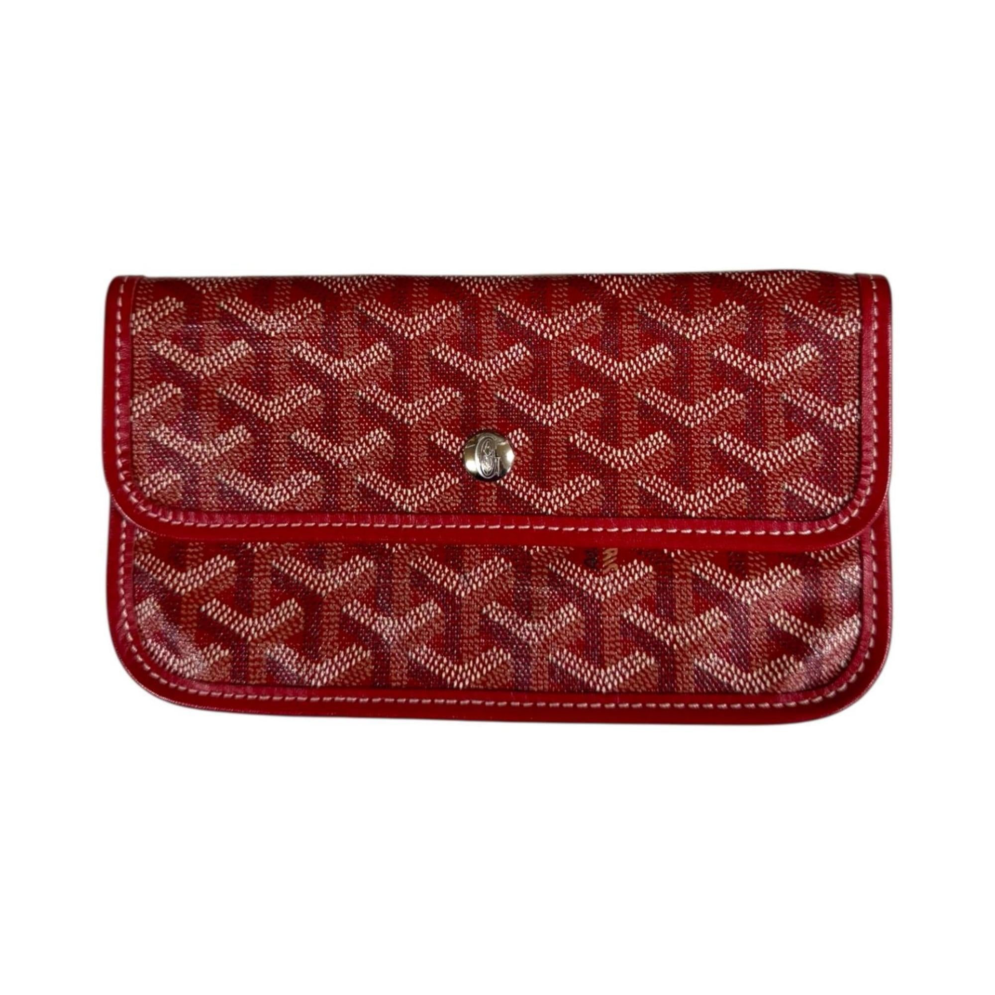Goyard Red Color Pvc Coated Canvas Tote Bag (Pre-Owned)