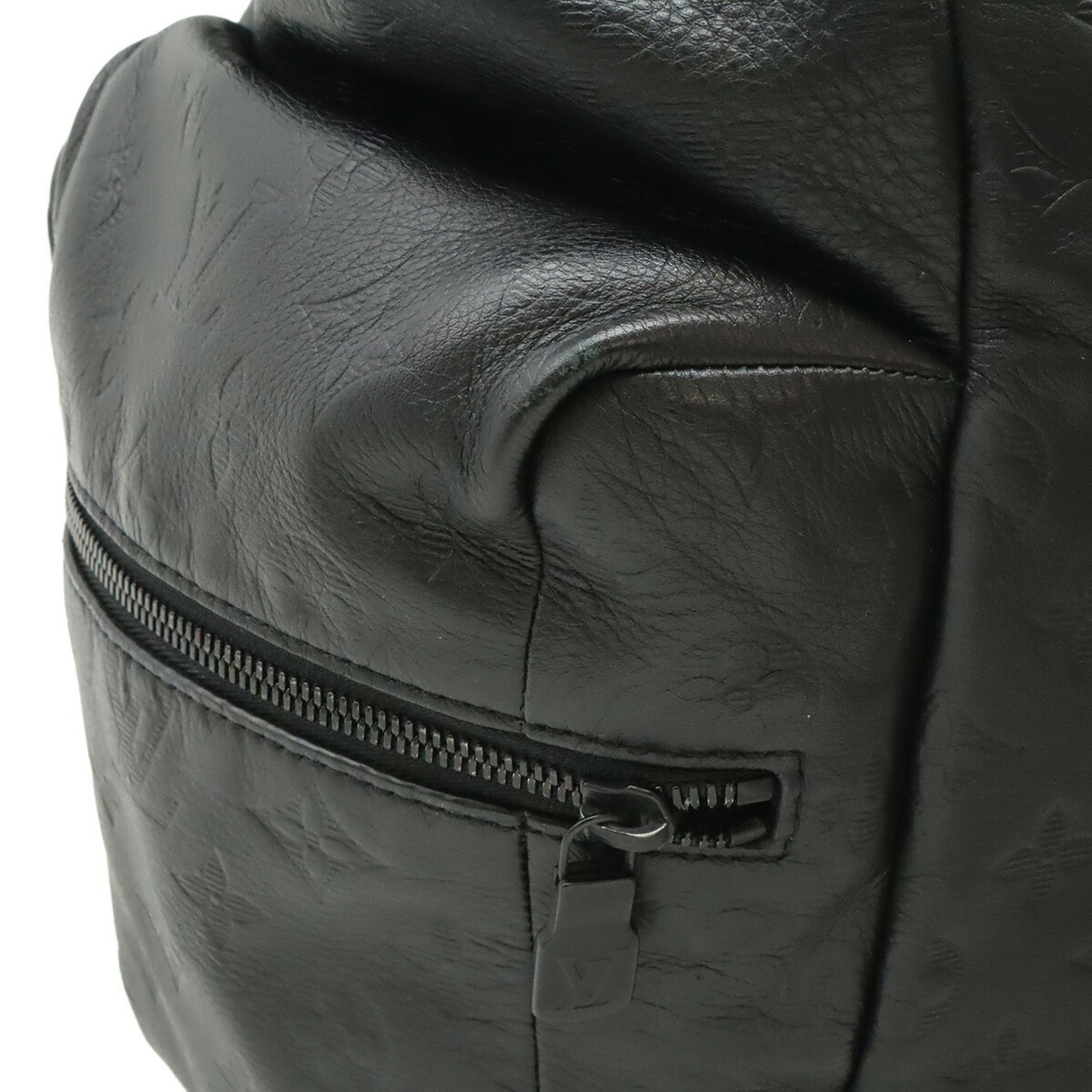 Louis Vuitton Monogram Shadow Black Noir Monogram Shadow Backpack (Pre-Owned)