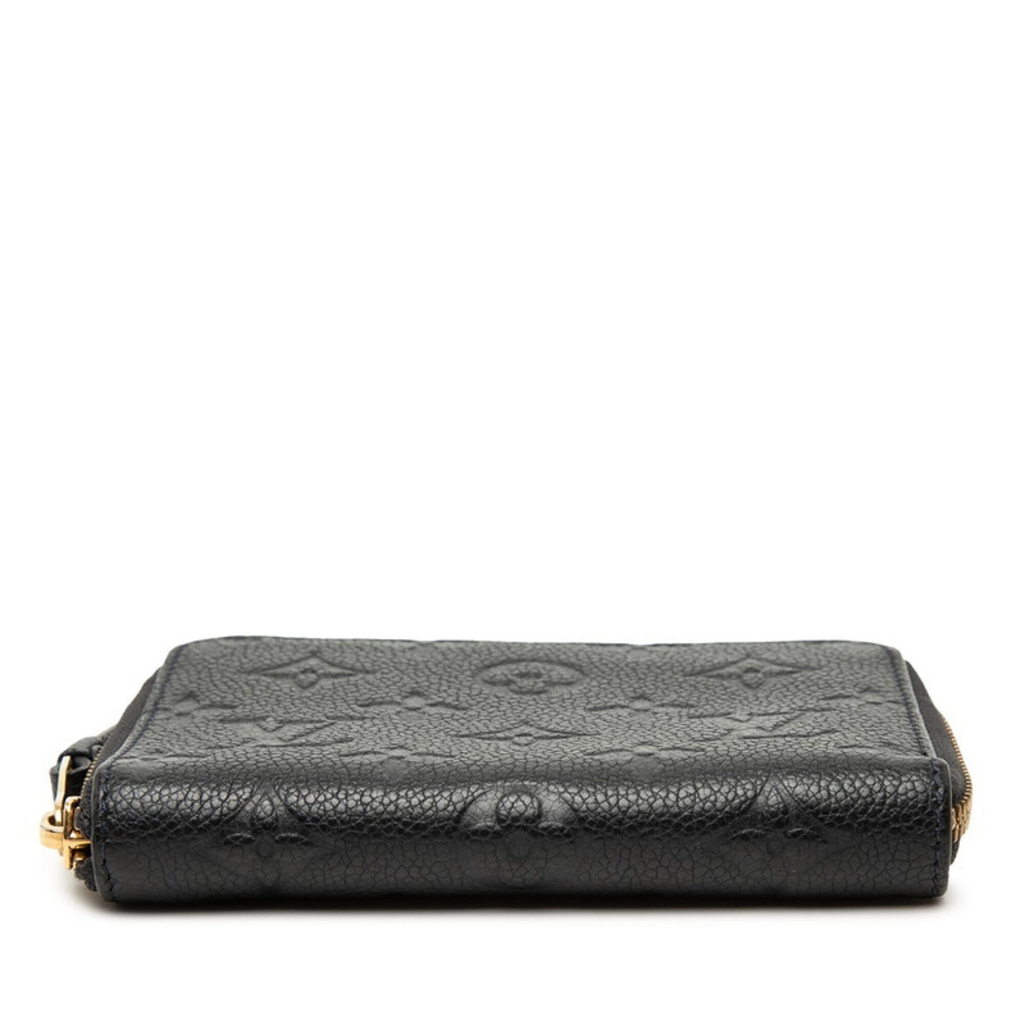 Louis Vuitton Monogram Empreinte Black Leather Wallet (Bi-Fold) (Pre-Owned)