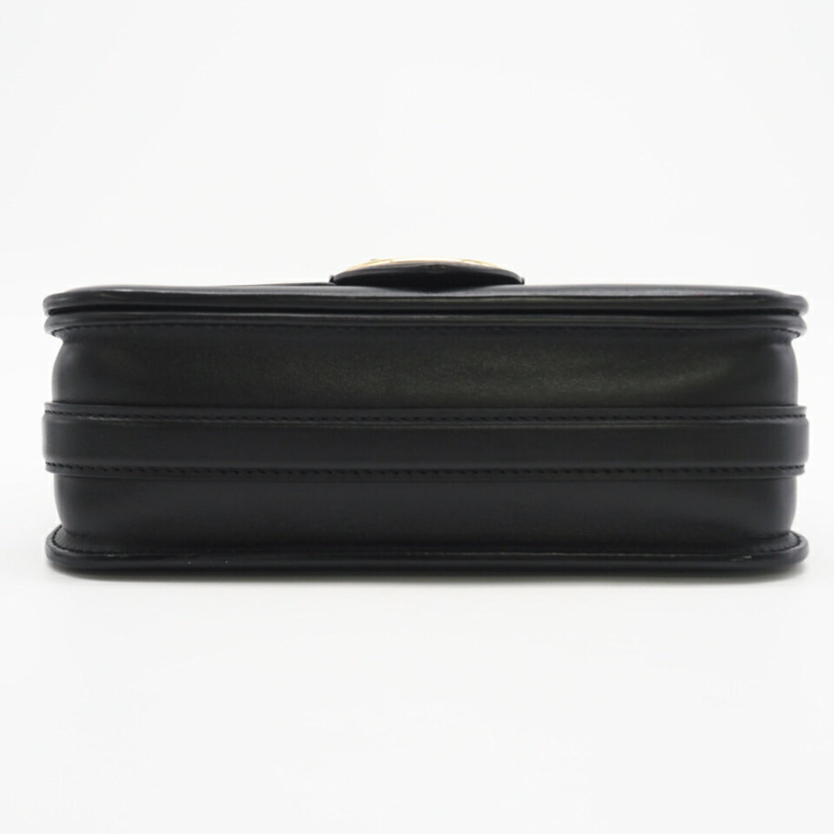 Louis Vuitton Black Leather Shoulder Bag (Pre-Owned)