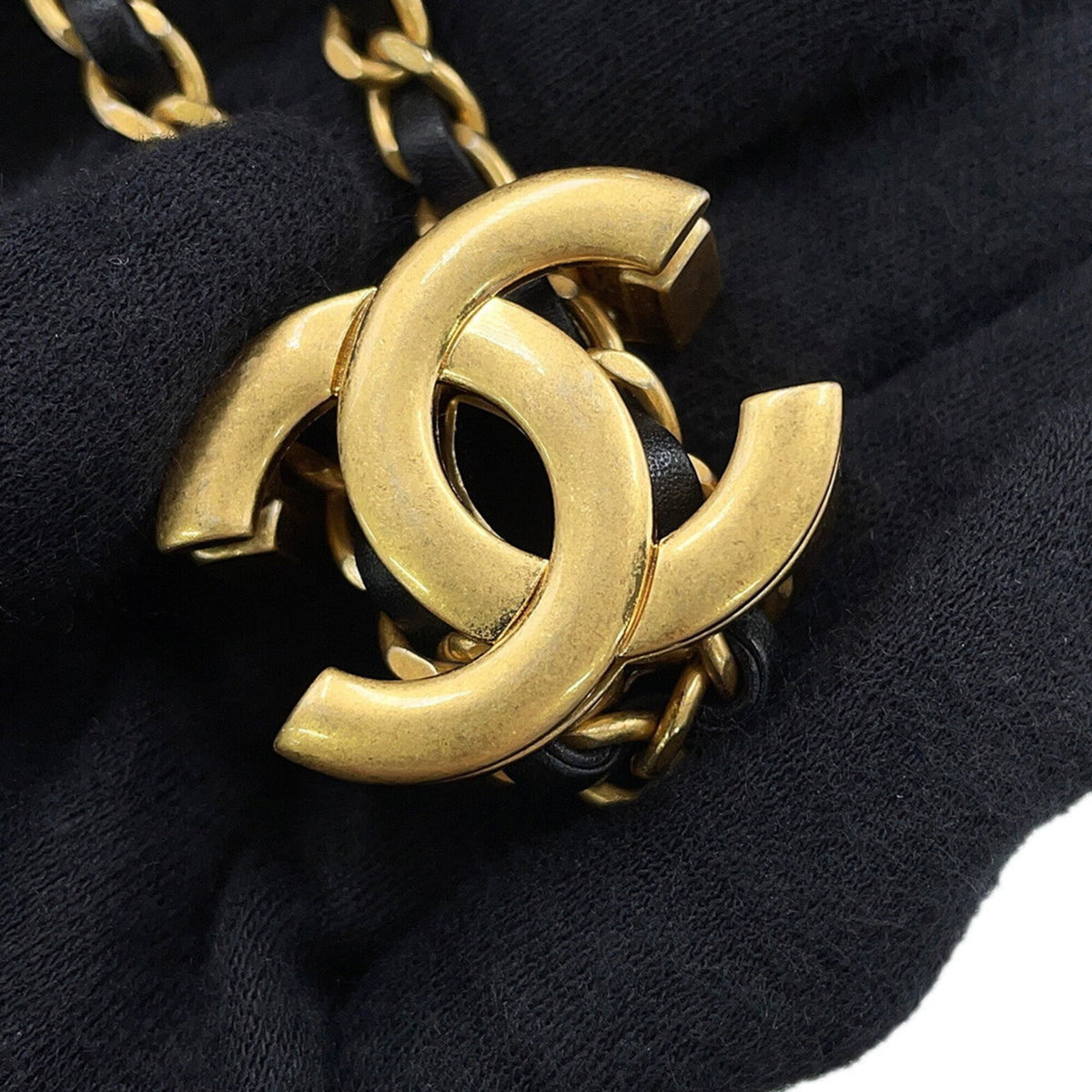 Chanel Matelasse Black Grained Calfskin Backpack (Pre-Owned)