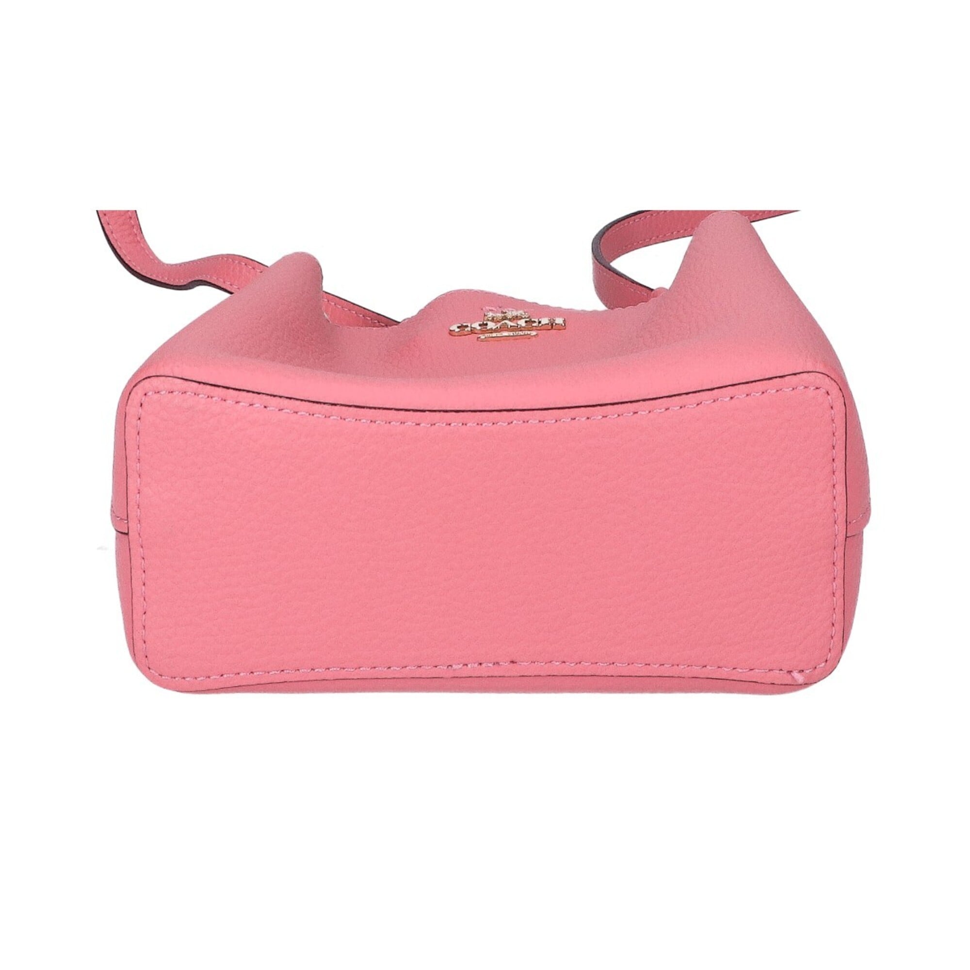 Coach Pink Leather Shoulder Bag (Pre-Owned)
