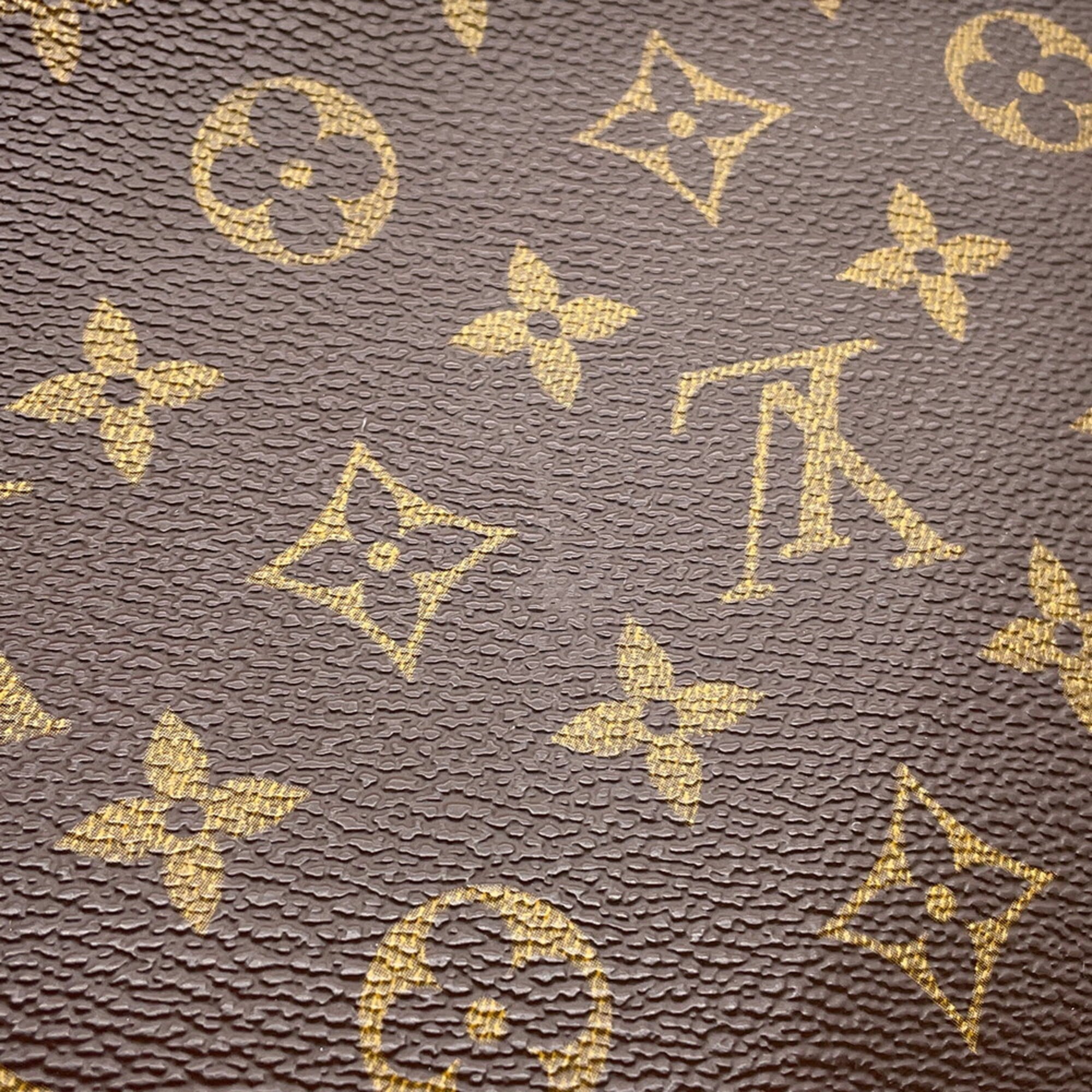 Louis Vuitton Brown Monogram Canvas Handbag Shoulder Bag (Pre-Owned)
