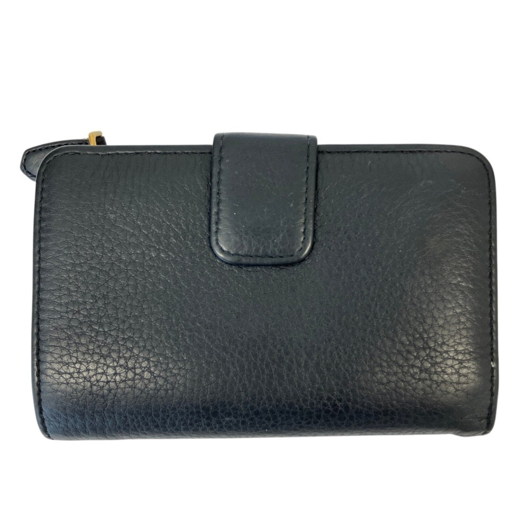 Prada Black Leather Wallet (Bi-Fold) (Pre-Owned)