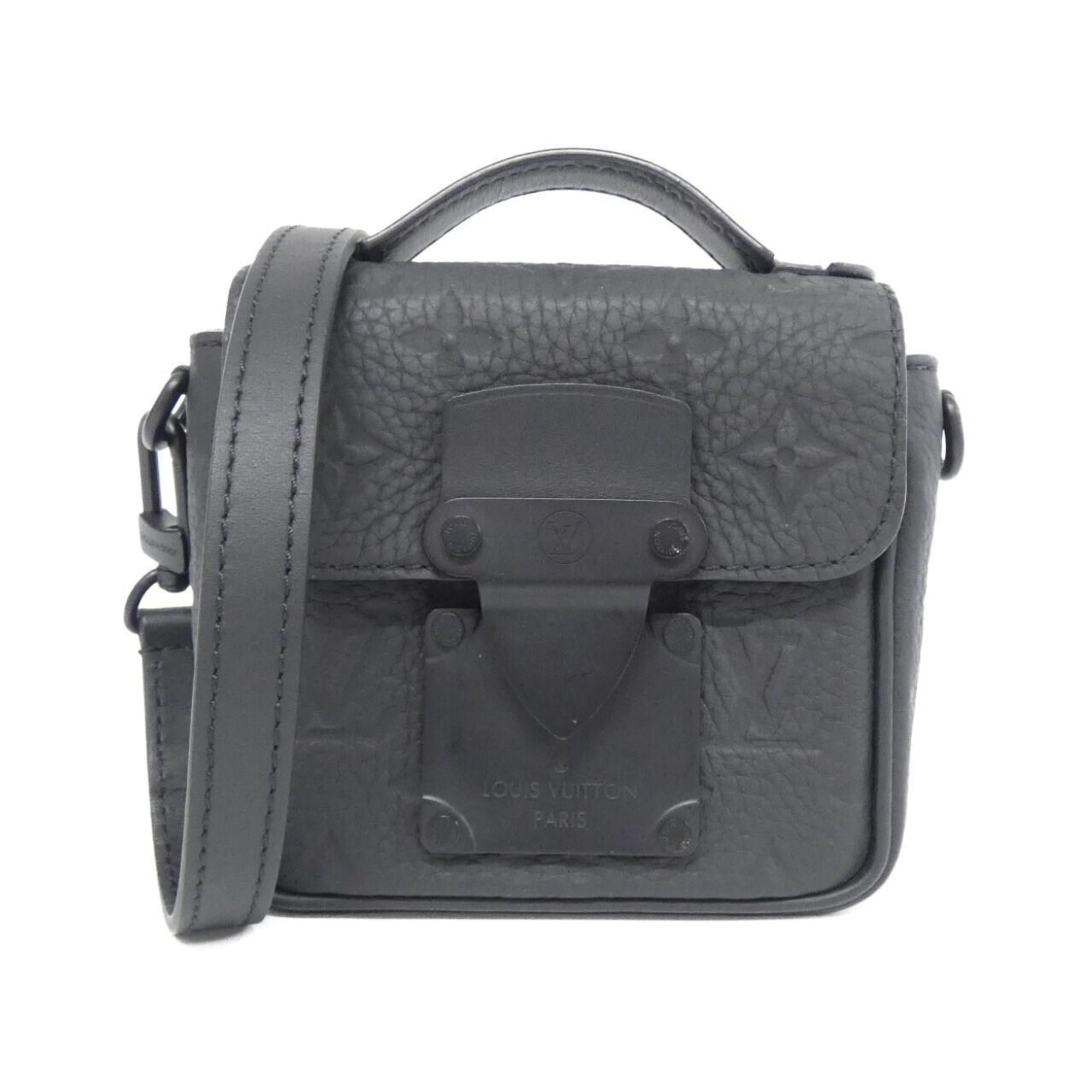 Louis Vuitton Taurillon Black Leather Shoulder Bag (Pre-Owned)