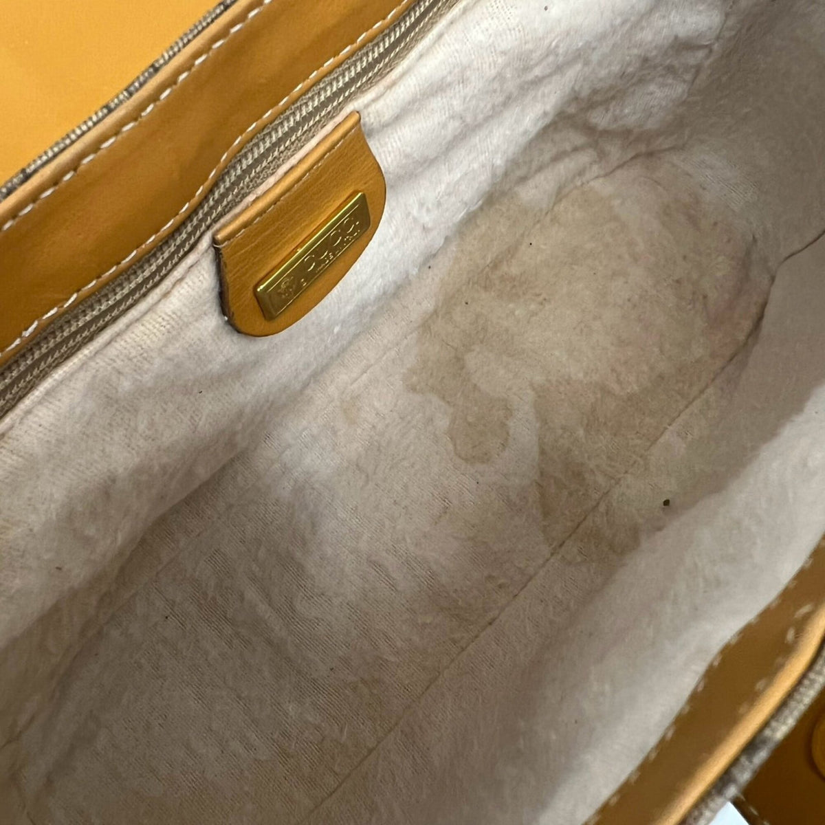 Gucci Brown Leather Pvc Crossbody Bag Shoulder Bag (Pre-Owned)
