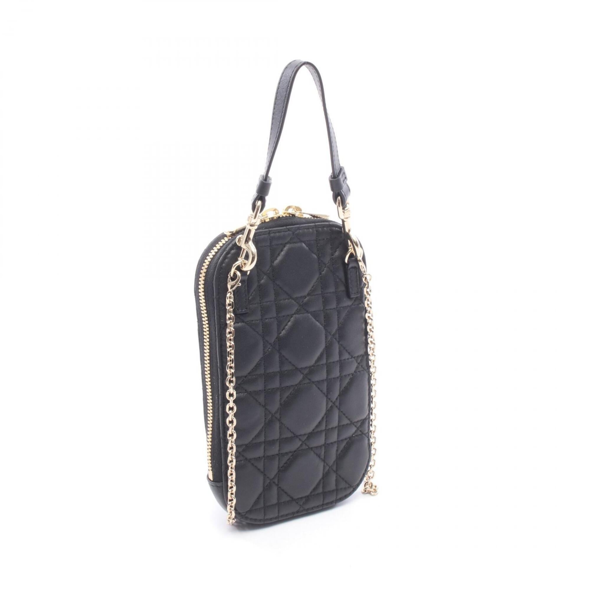 Christian Dior Black Leather Handbag (Pre-Owned)