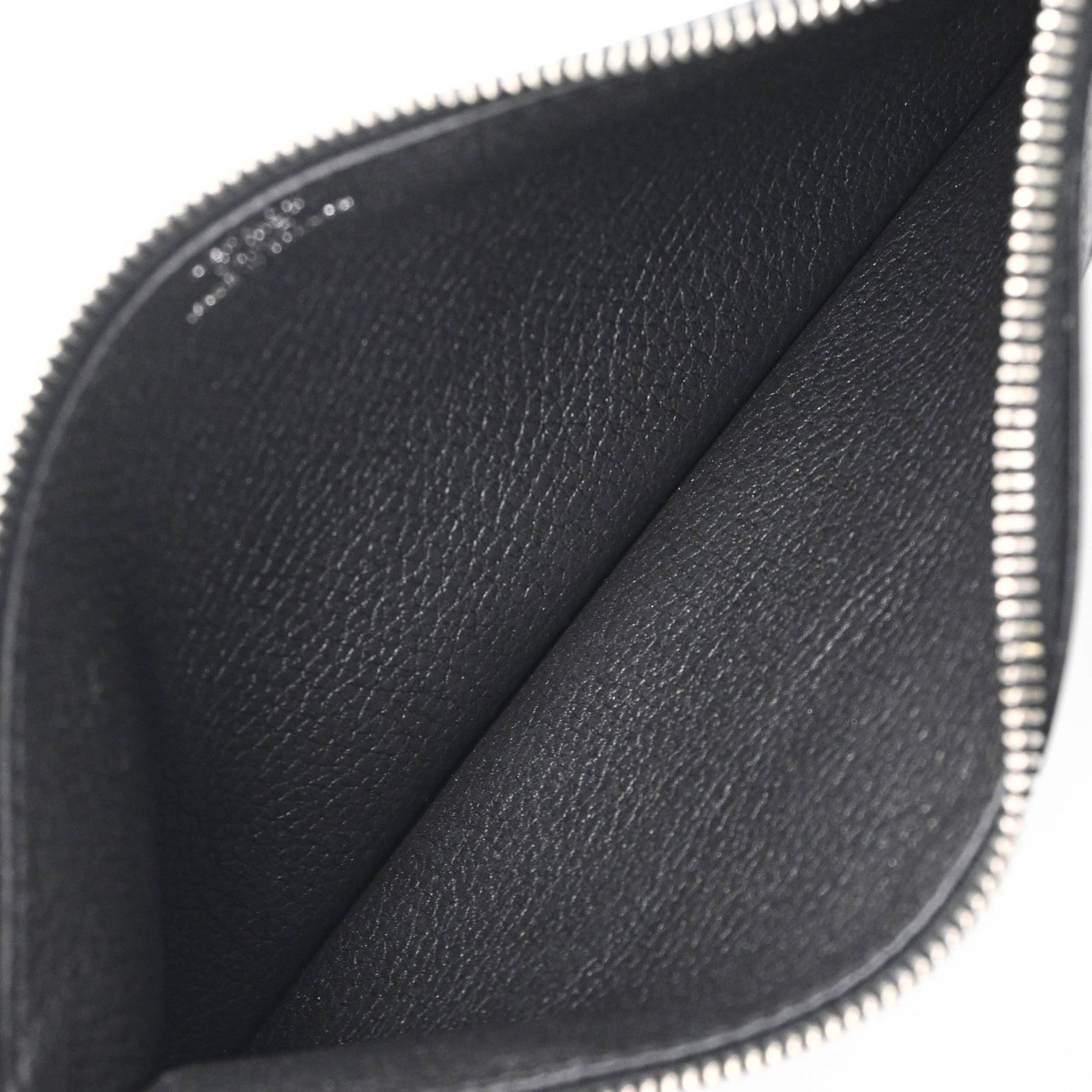Hermes Black Evercalf Leather Wallet (Bi-Fold) (Pre-Owned)