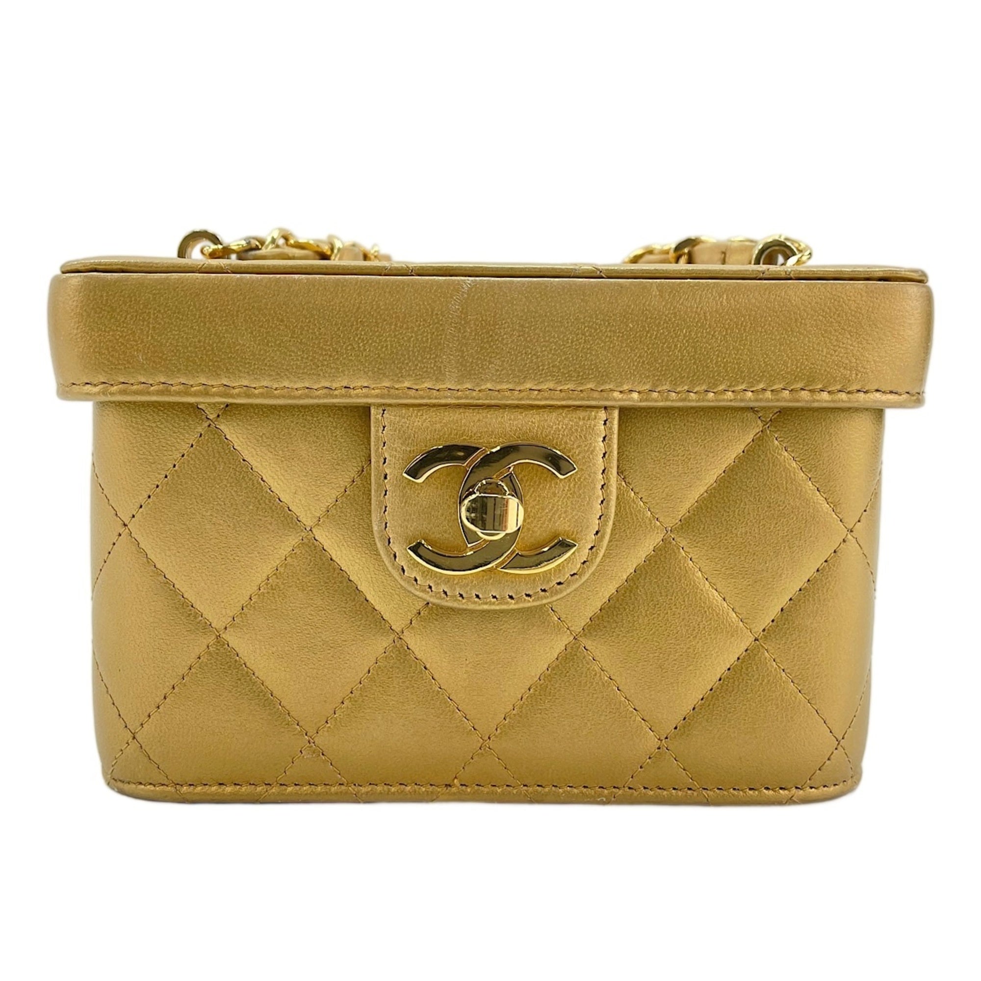 Chanel Gold Shoulder Bag (Pre-Owned)