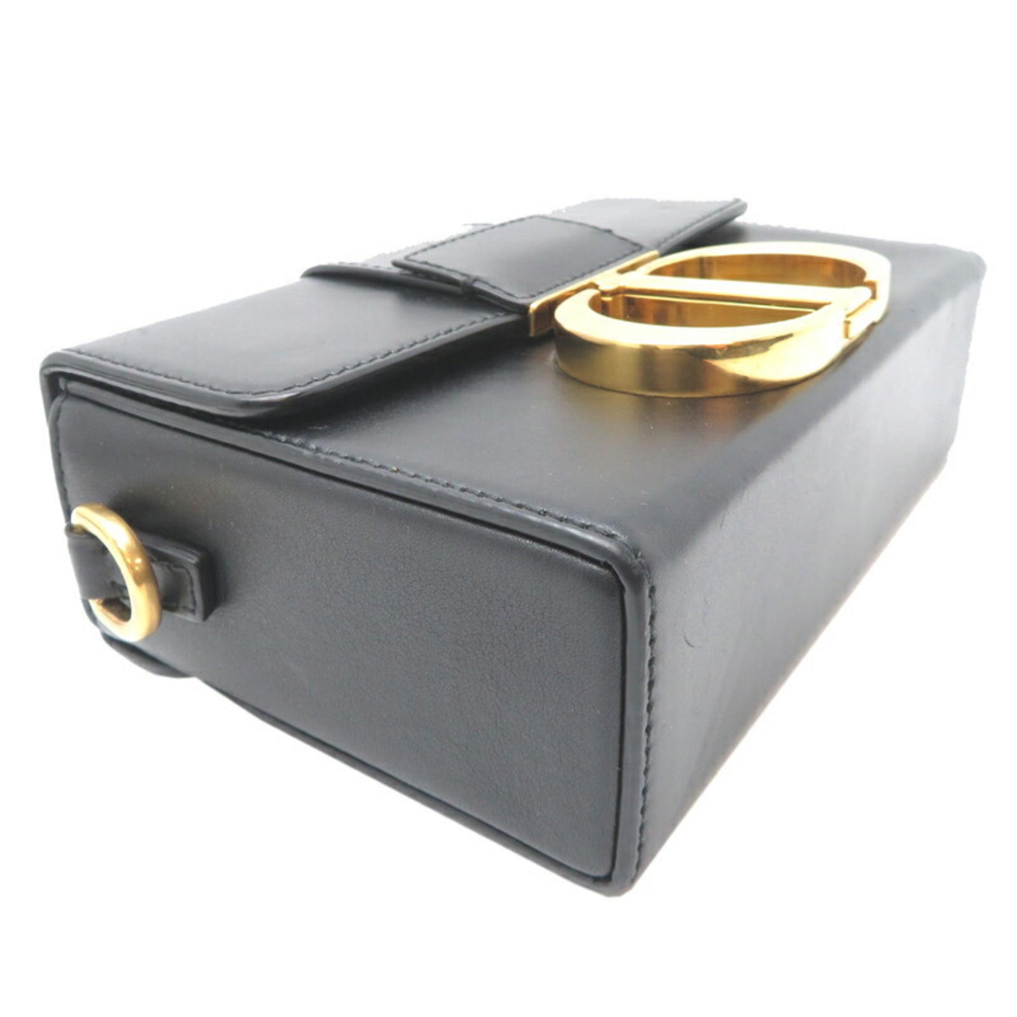Christian Dior Black Leather Shoulder Bag (Pre-Owned)