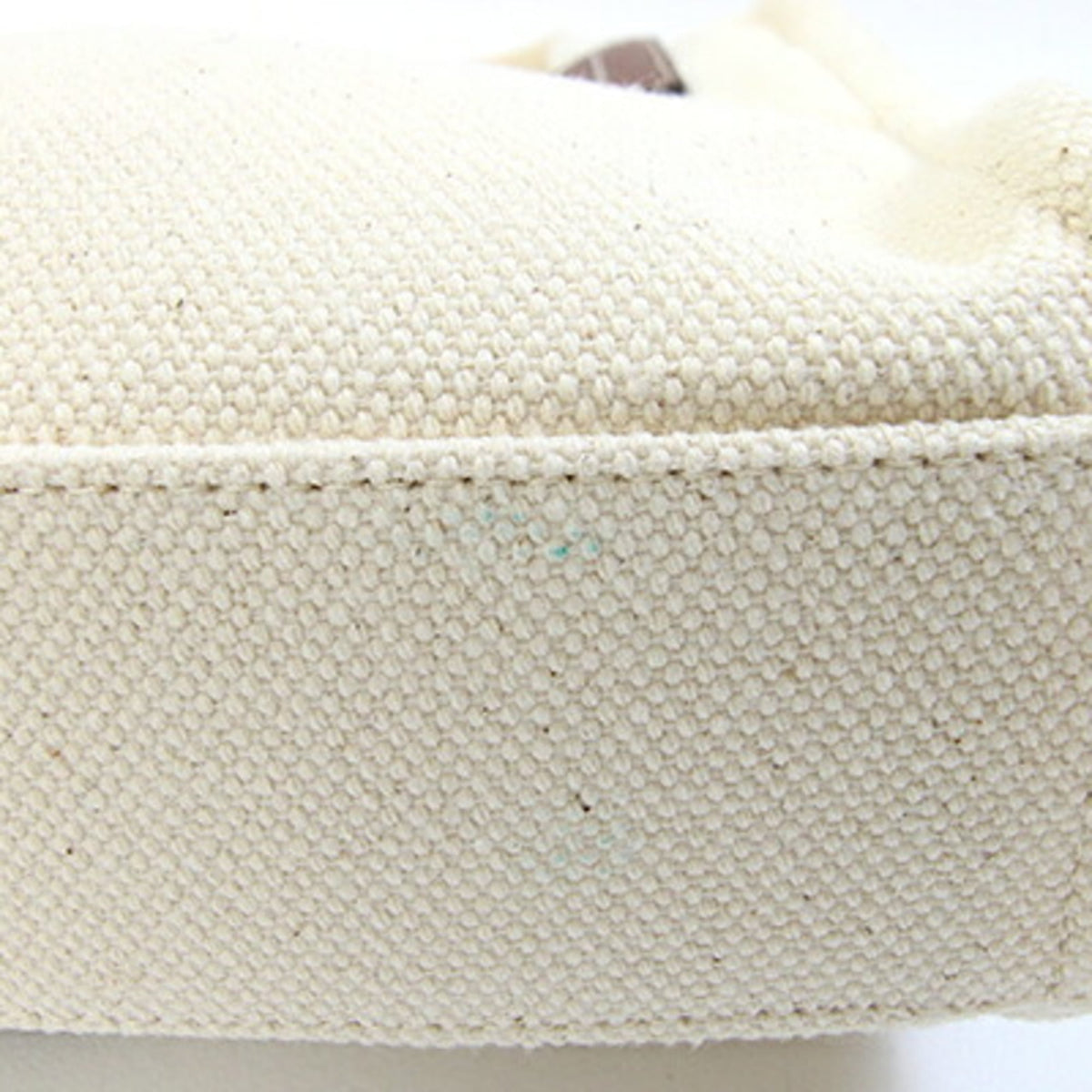 Bally Brown Cotton Canvas Leather Handbag Pochette (Pre-Owned)