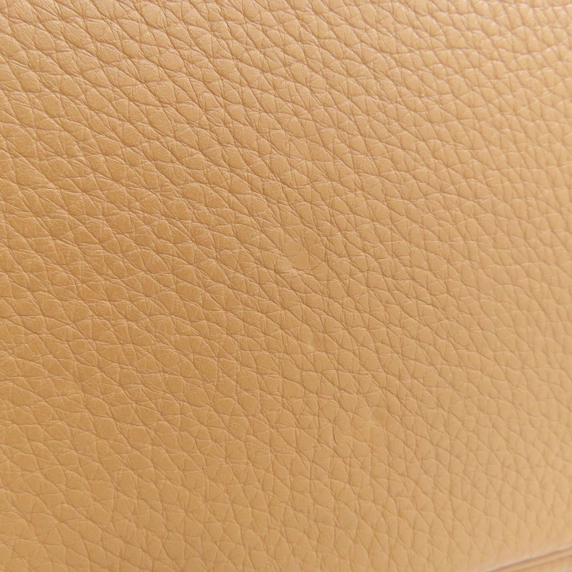 Hermes Brown Togo Leather Handbag (Pre-Owned)