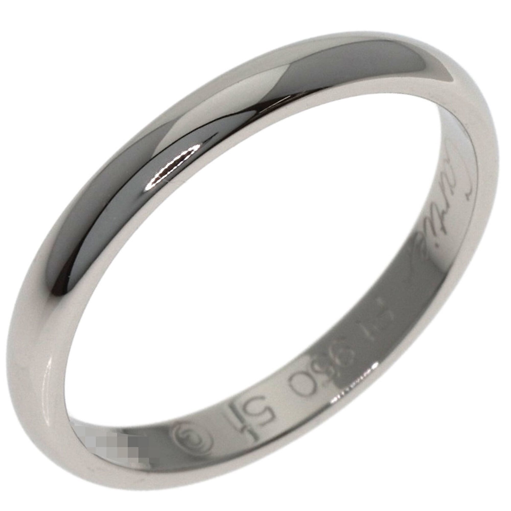 Cartier Platinum 950 Band Ring (Pre-Owned)