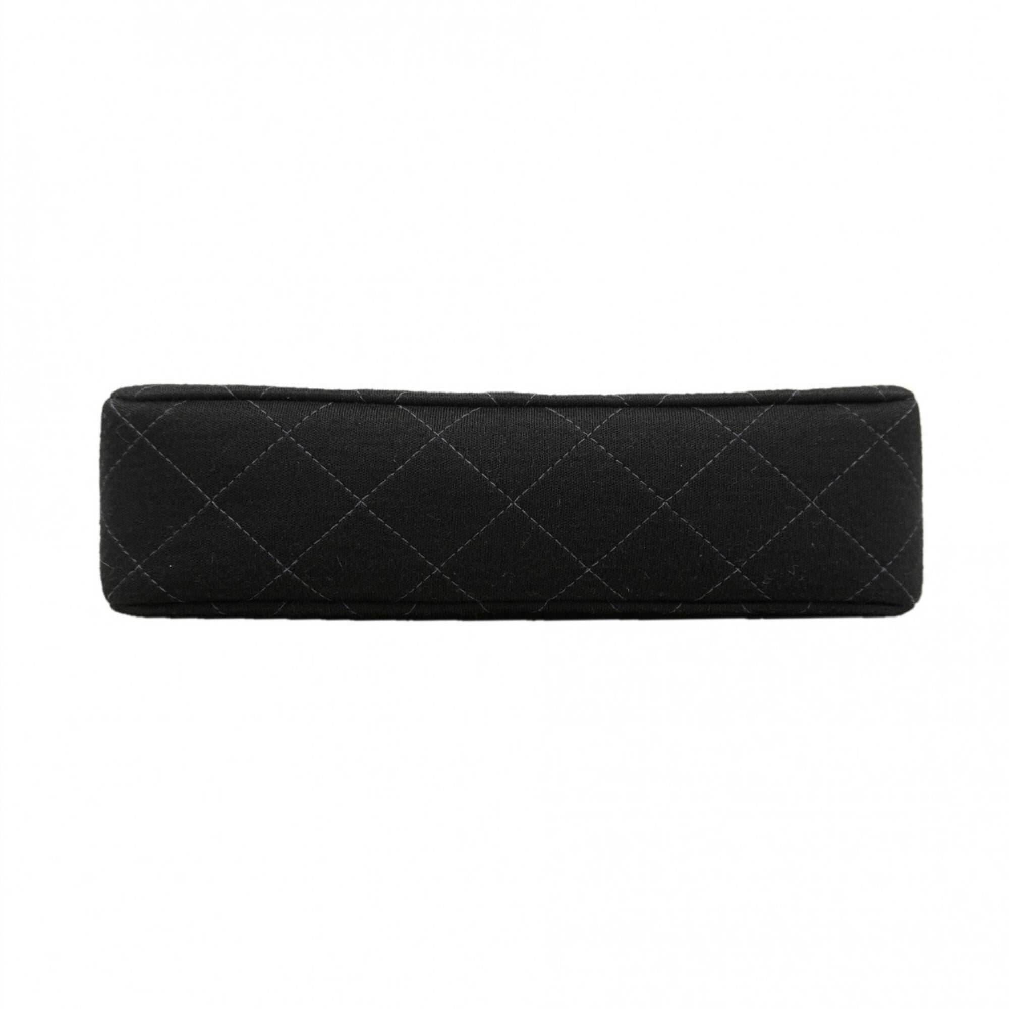 Chanel Black Cotton Shoulder Bag (Pre-Owned)