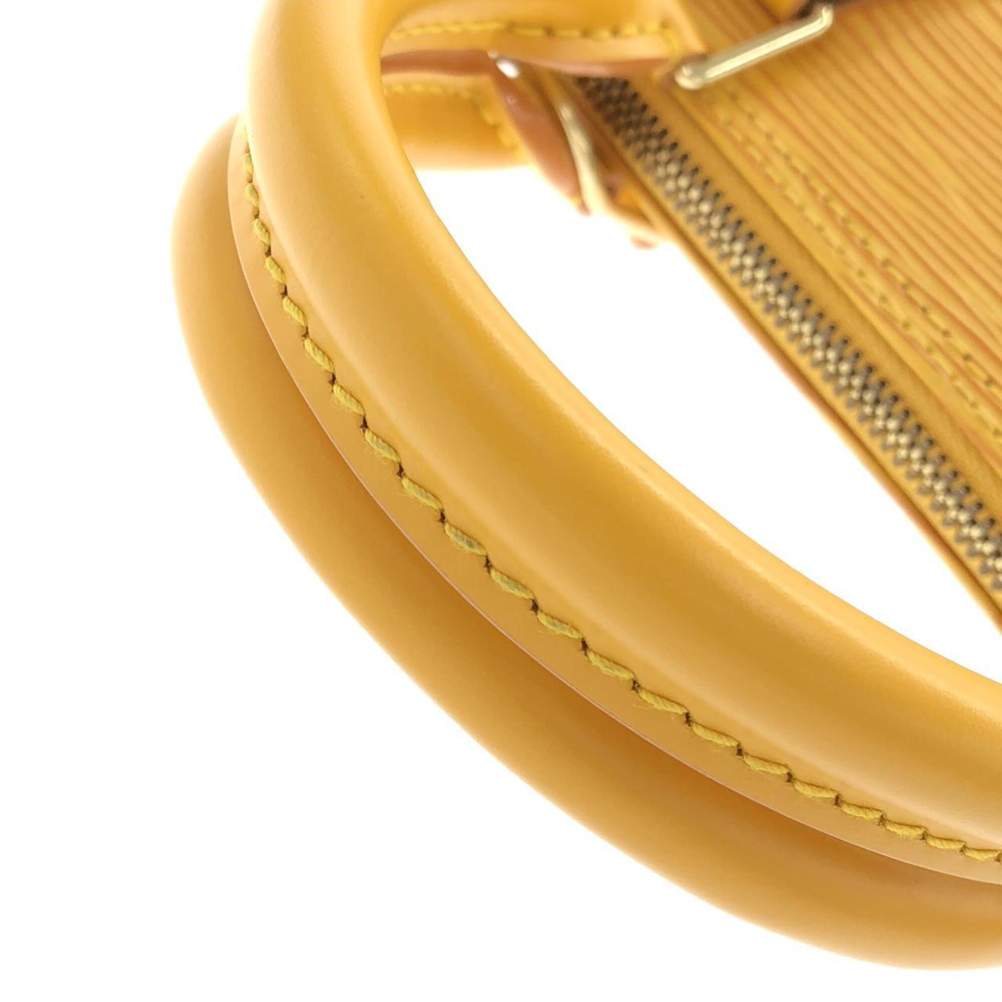 Louis Vuitton Yellow Leather Handbag (Pre-Owned)