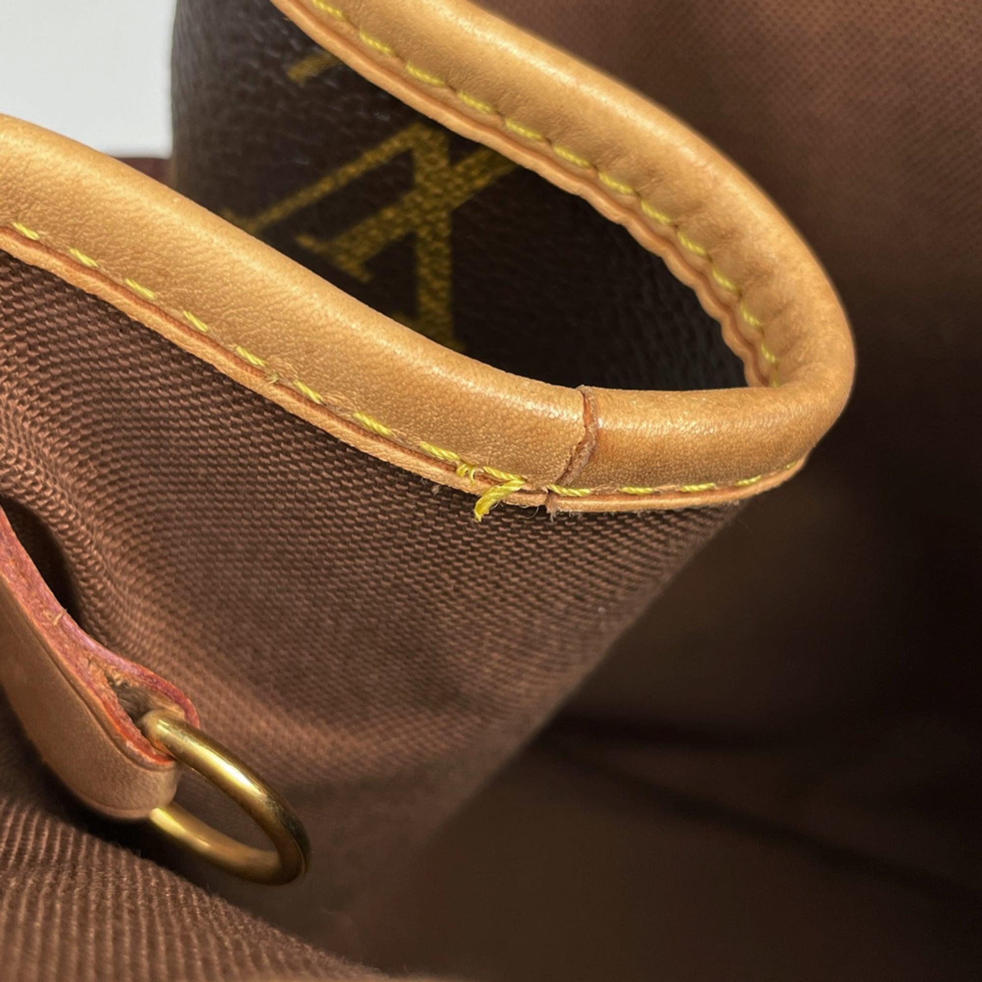 Louis Vuitton Brown Galle Monogram Monogram Handbag (Pre-Owned)