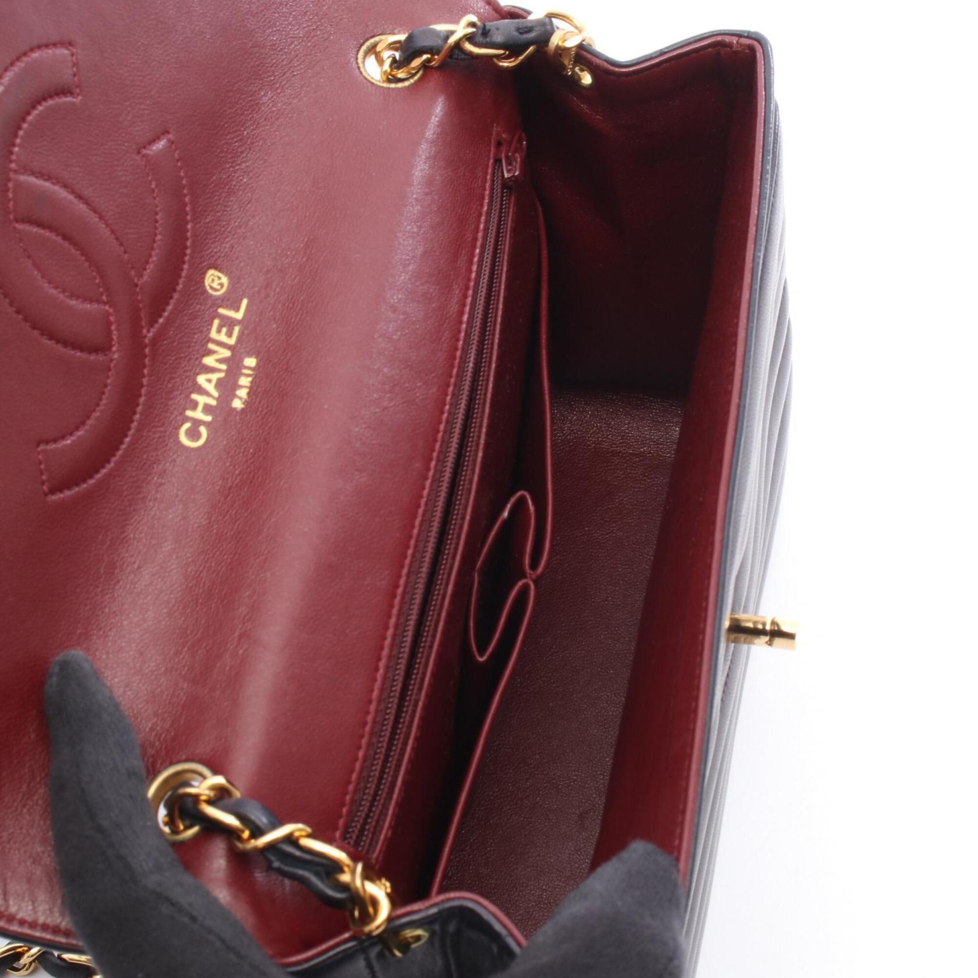 Chanel Navy Handbag Shoulder Bag (Pre-Owned)