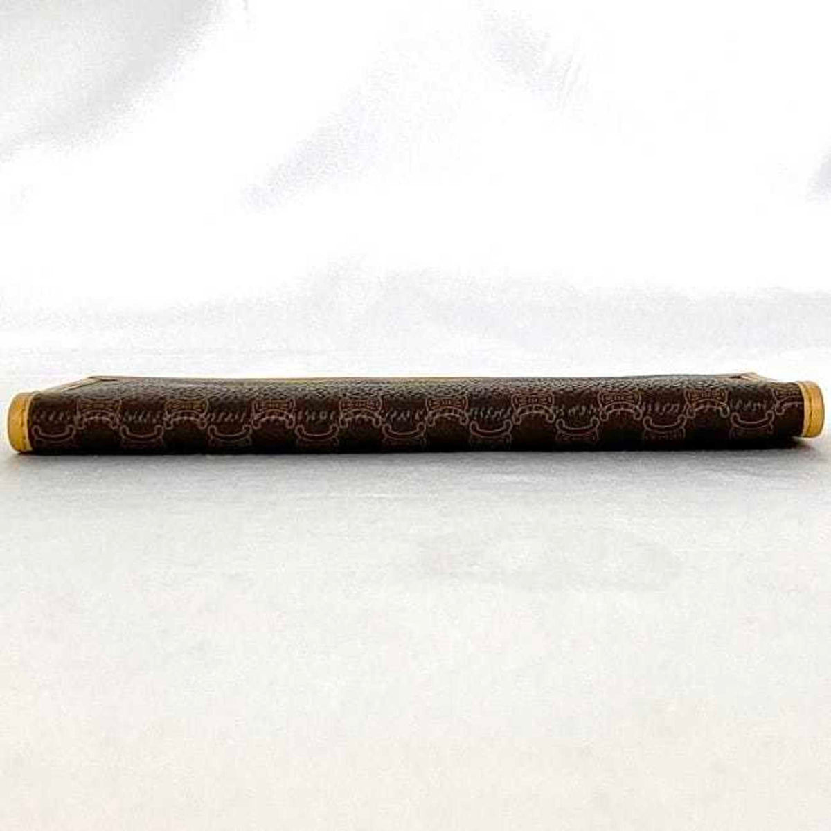 Celine Beige Brown Pvc Leather Long Wallet (Bi-Fold) (Pre-Owned)