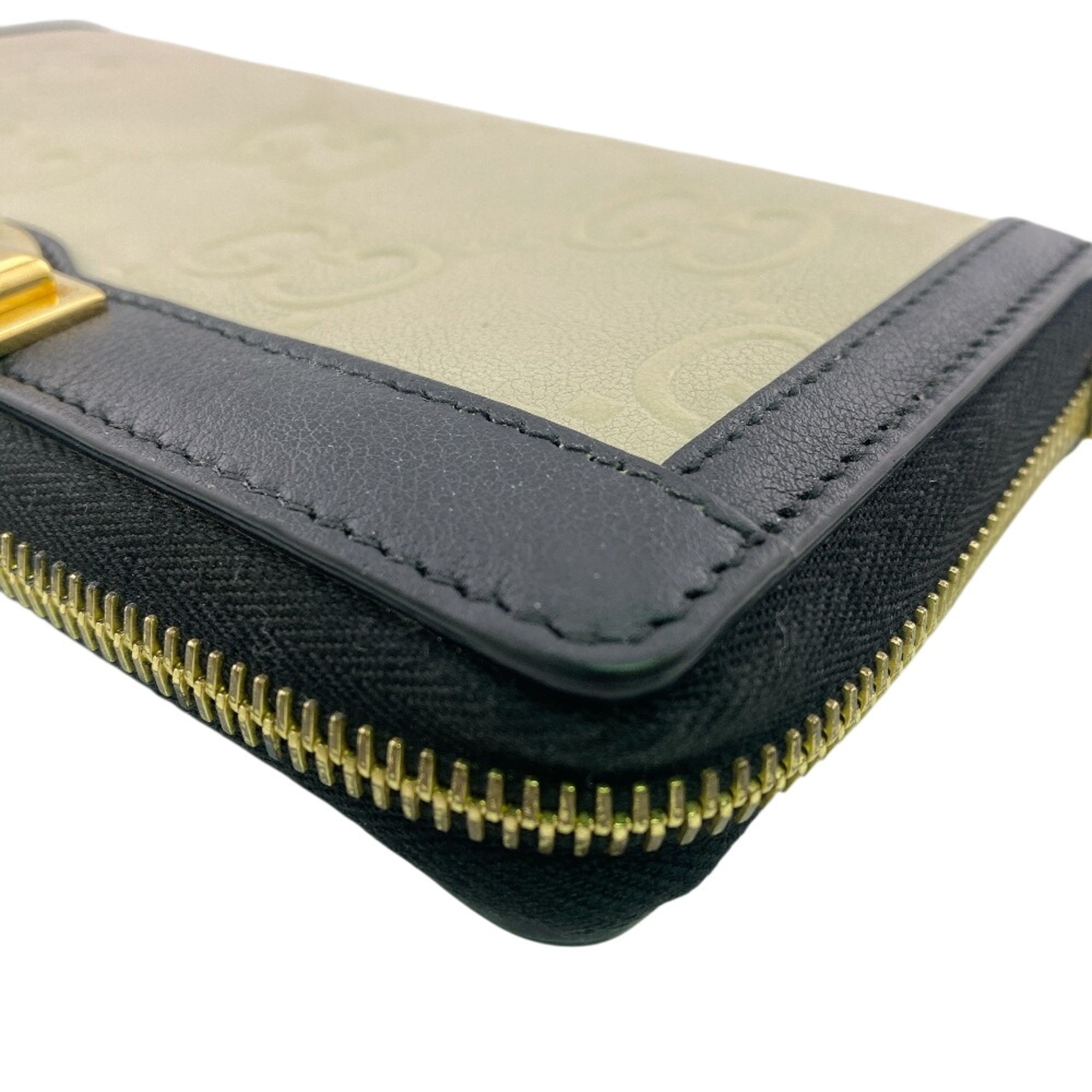 Gucci Beige Gg Supreme Long Wallet (Bi-Fold) (Pre-Owned)