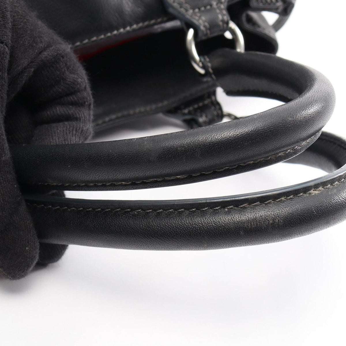 Loewe Black Suede Leather Handbag (Pre-Owned)