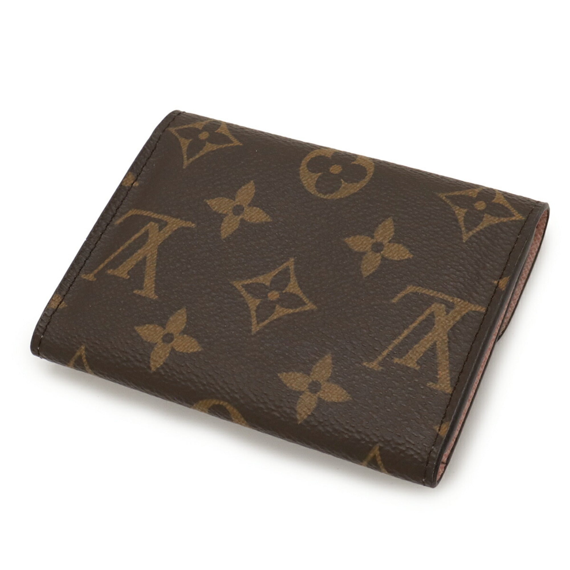 Louis Vuitton Monogram Rose Ballerine Monogram Coin Purse/Coin Case (Pre-Owned)