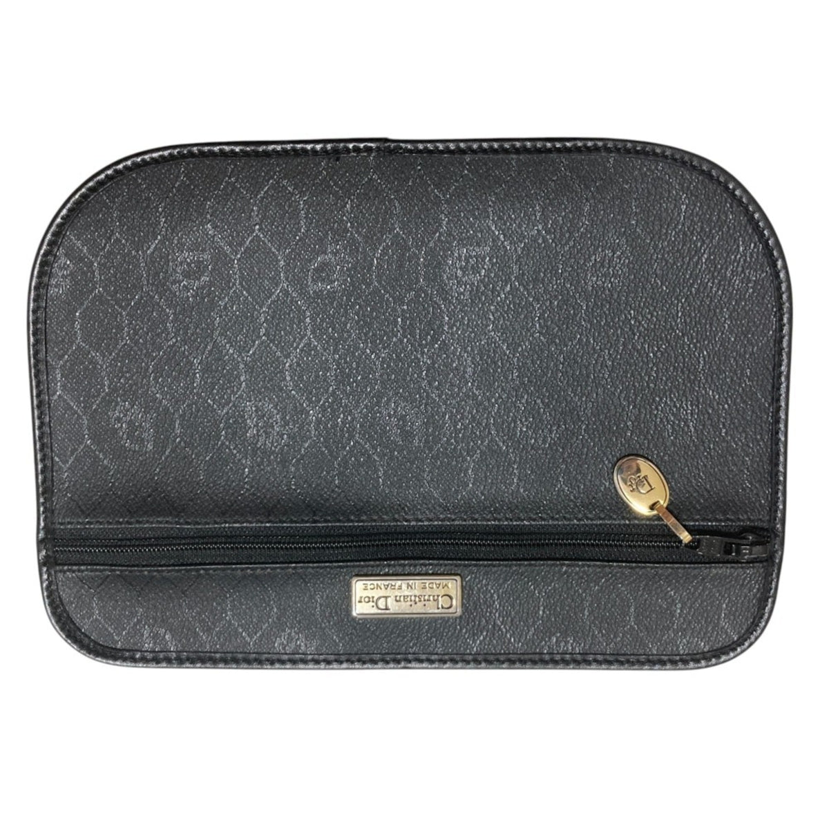 Christian Dior Black Pvc Pouch Shoulder Bag (Pre-Owned)