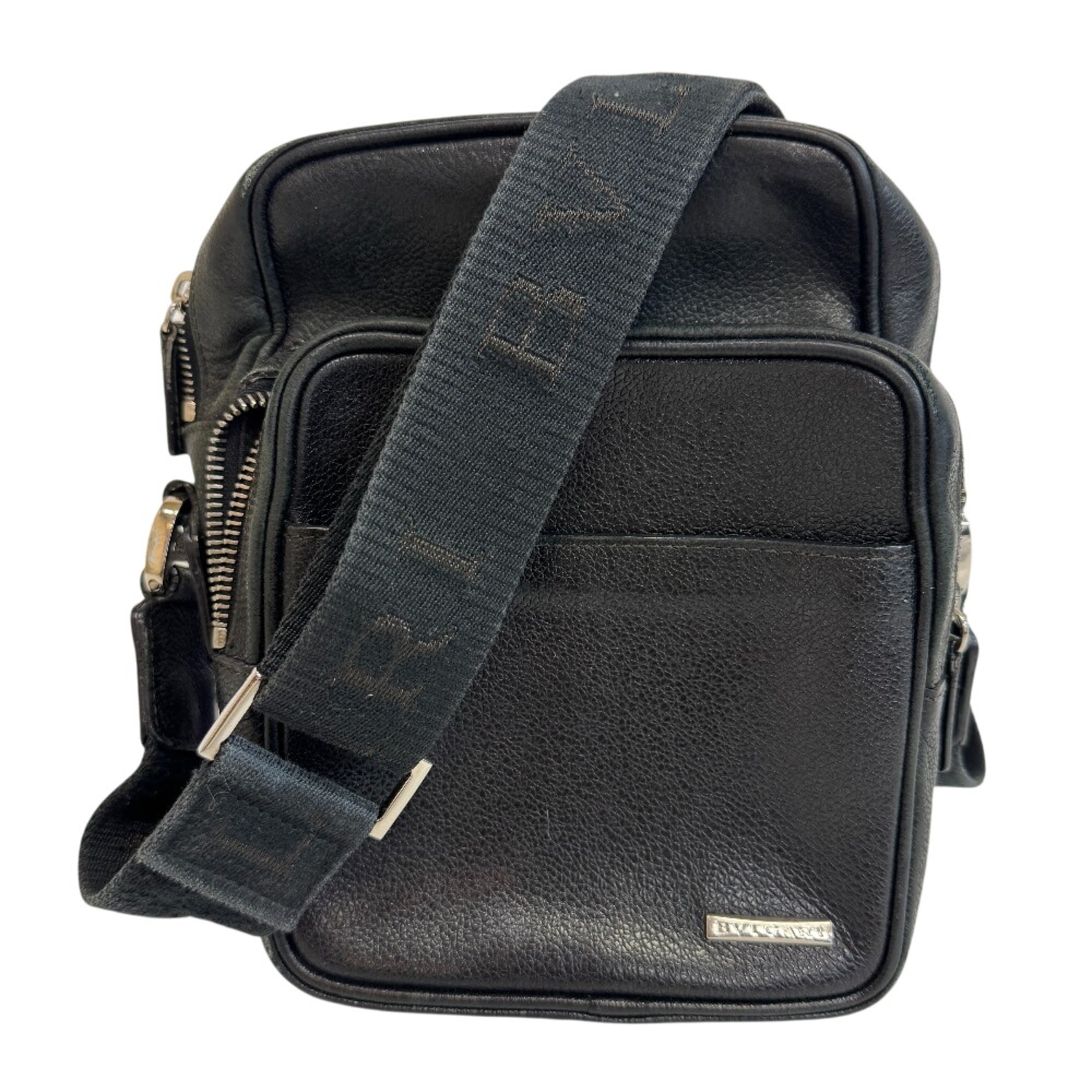 Bvlgari Black Leather Shoulder Bag (Pre-Owned)