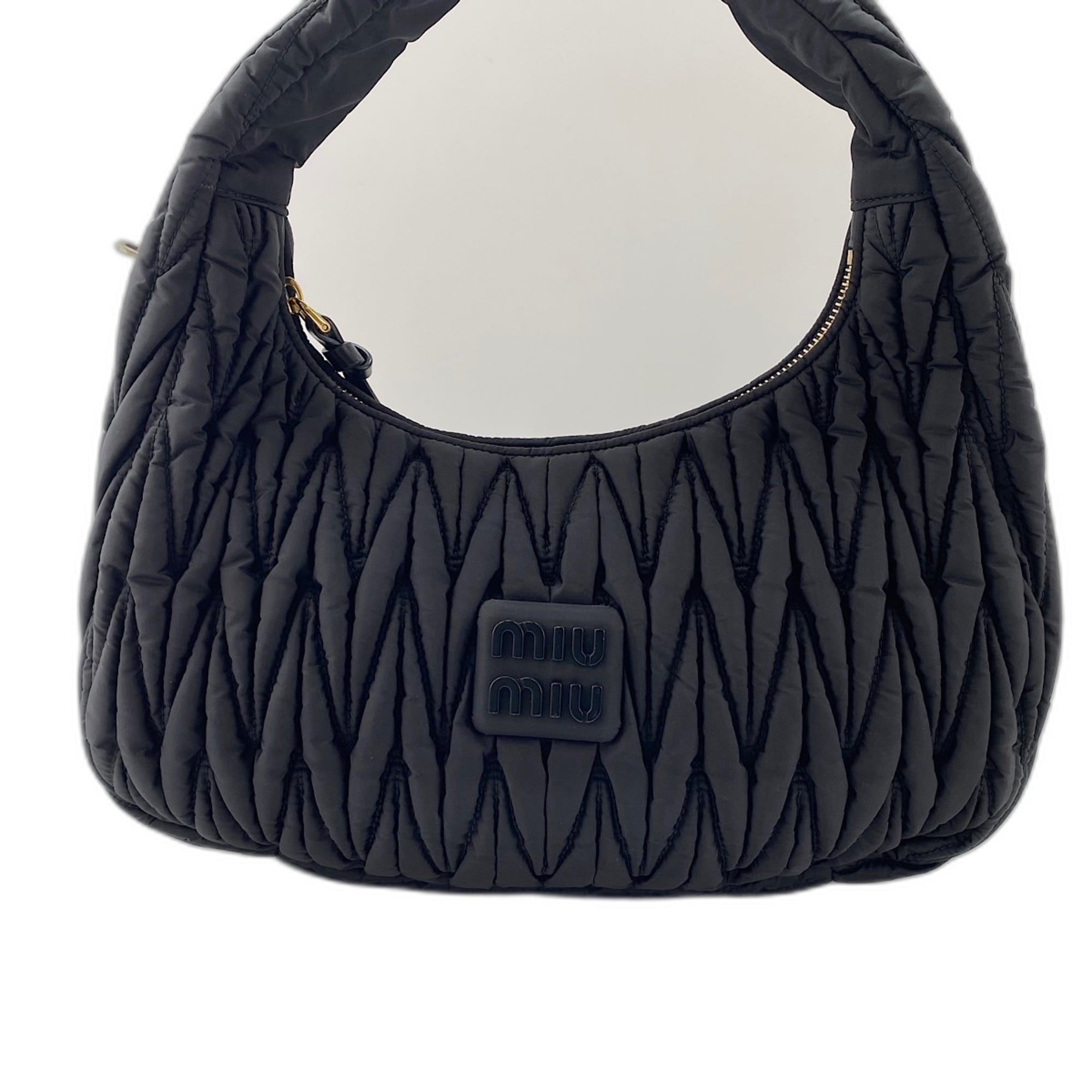 Miu Miu Black Nylon Handbag (Pre-Owned)