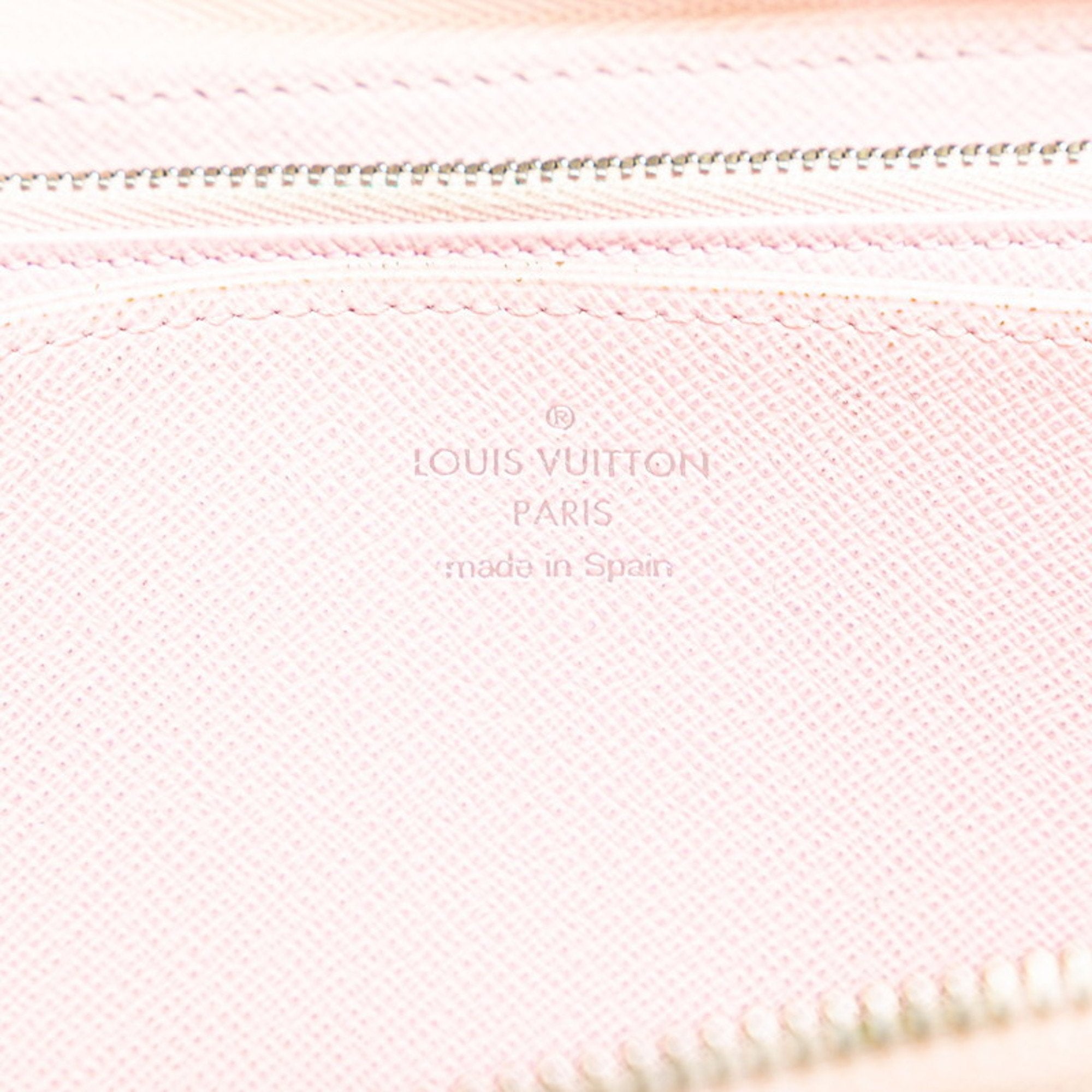 Louis Vuitton Multi-Color Pink Pvc Leather Long Wallet (Bi-Fold) (Pre-Owned)