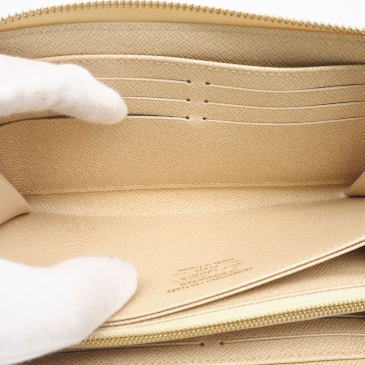 Louis Vuitton Beige Brown Monogram Monogram Long Wallet (Bi-Fold) (Pre-Owned)