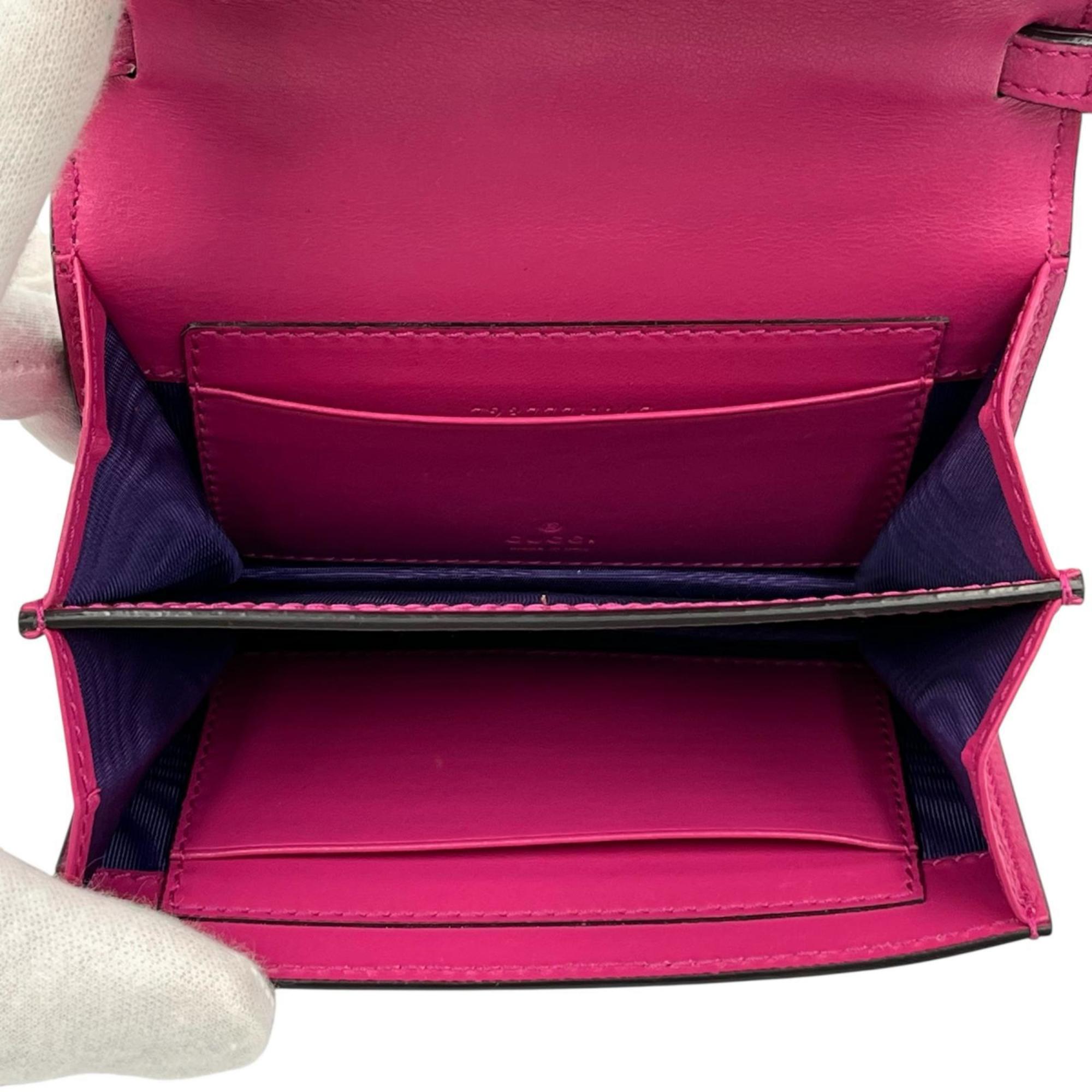 Gucci Pink Quilting Shoulder Bag (Pre-Owned)
