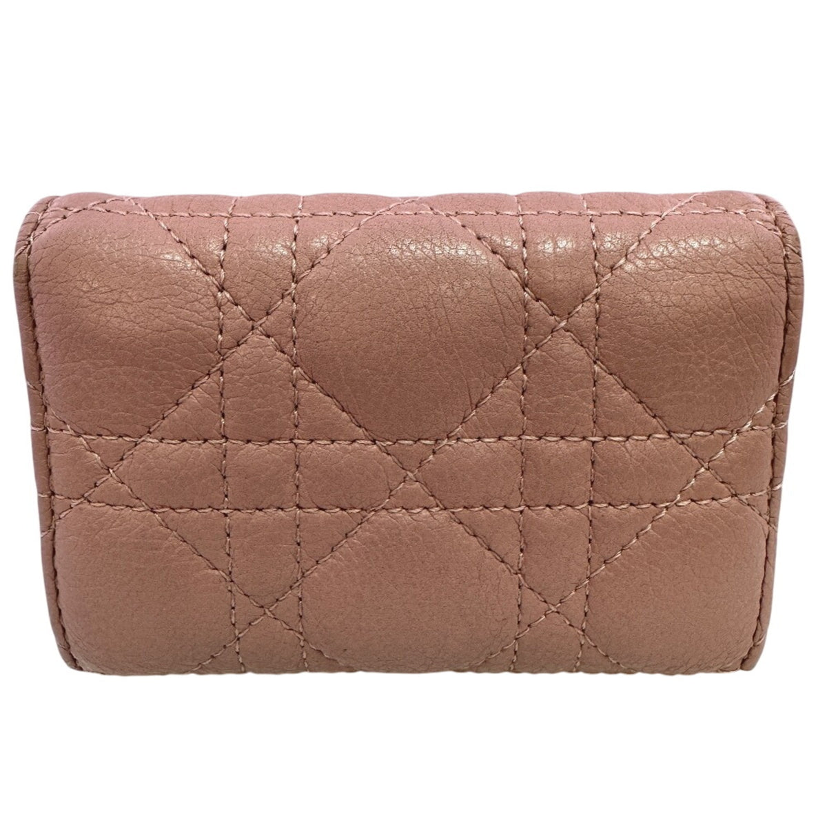 Christian Dior Pink Leather Wallet (Bi-Fold) (Pre-Owned)