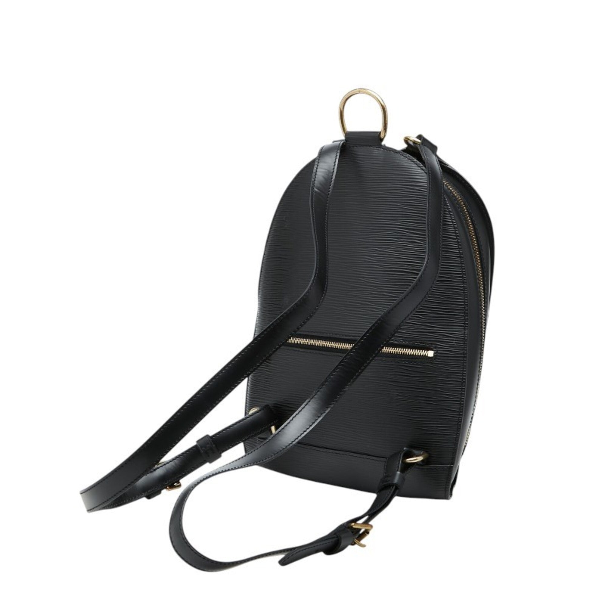 Louis Vuitton Epi Black Noir Leather Backpack (Pre-Owned)