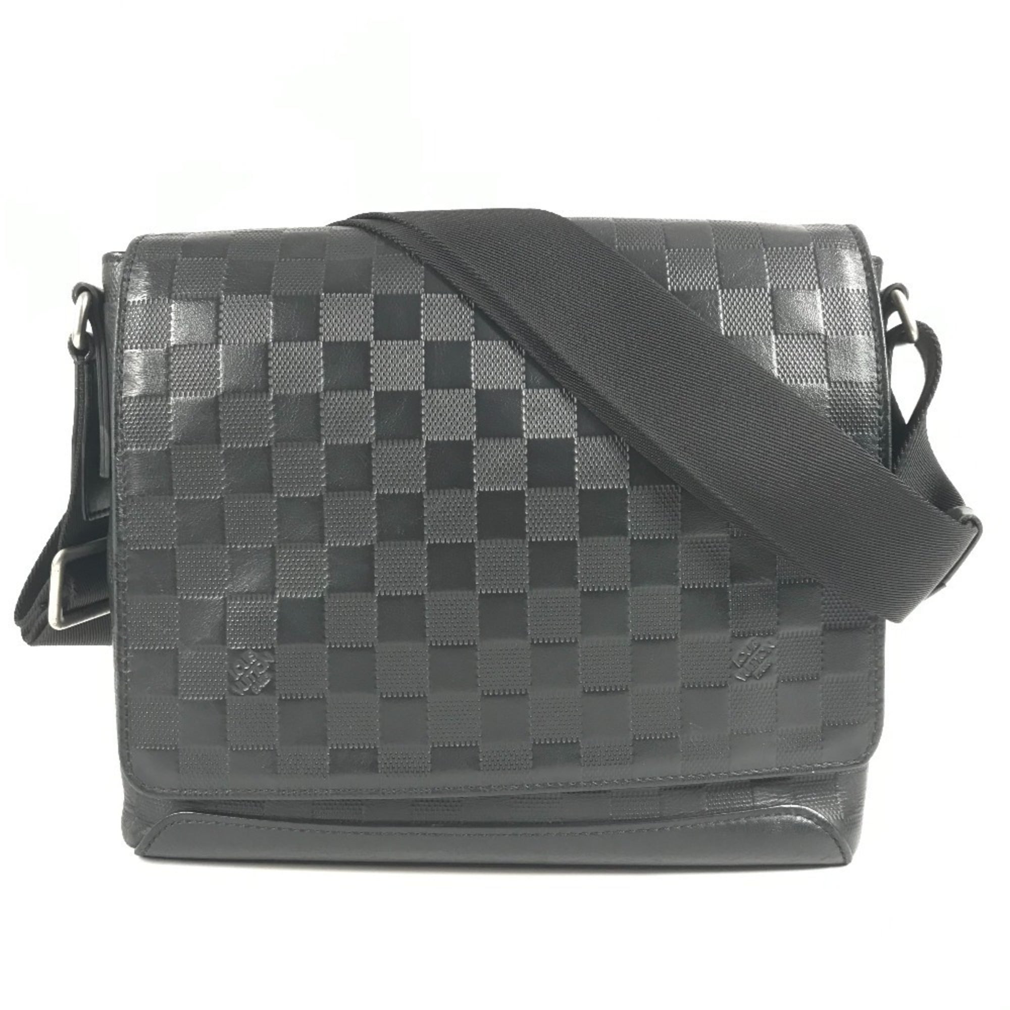 Louis Vuitton Black Onyx Damier Infini Leather Shoulder Bag (Pre-Owned)