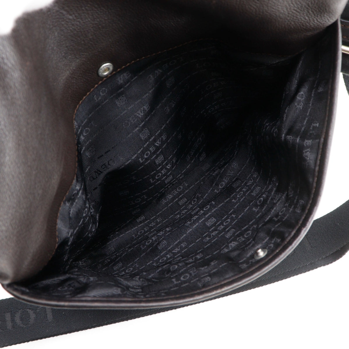 Loewe Black Leather Shoulder Bag (Pre-Owned)