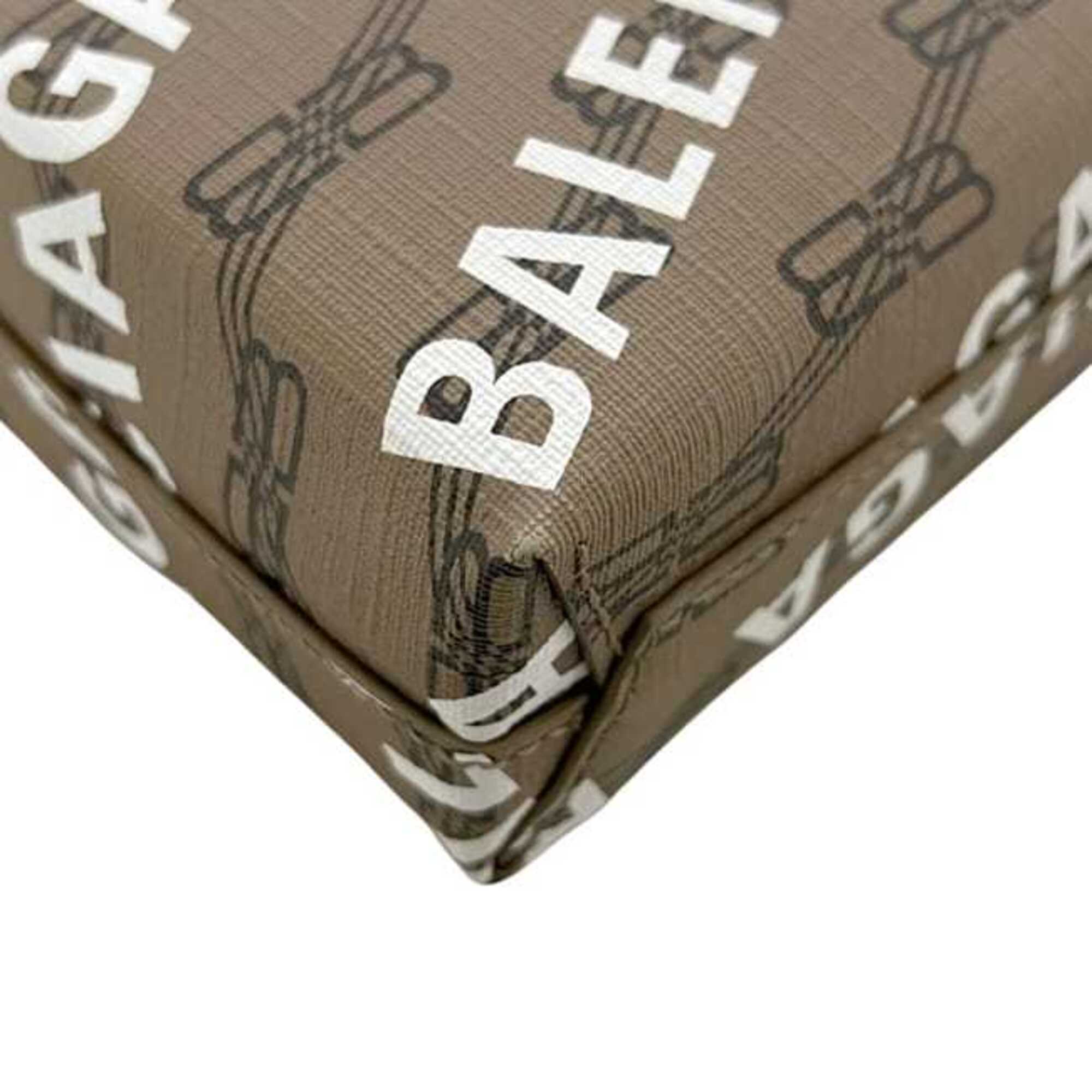 Balenciaga Beige Leather Handbag Shoulder Bag (Pre-Owned)