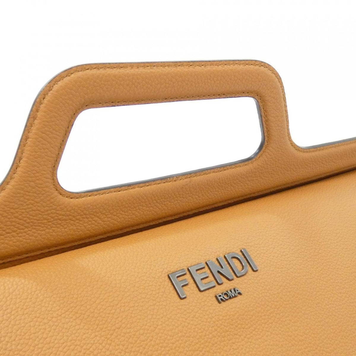Fendi Brown Leather Handbag (Pre-Owned)