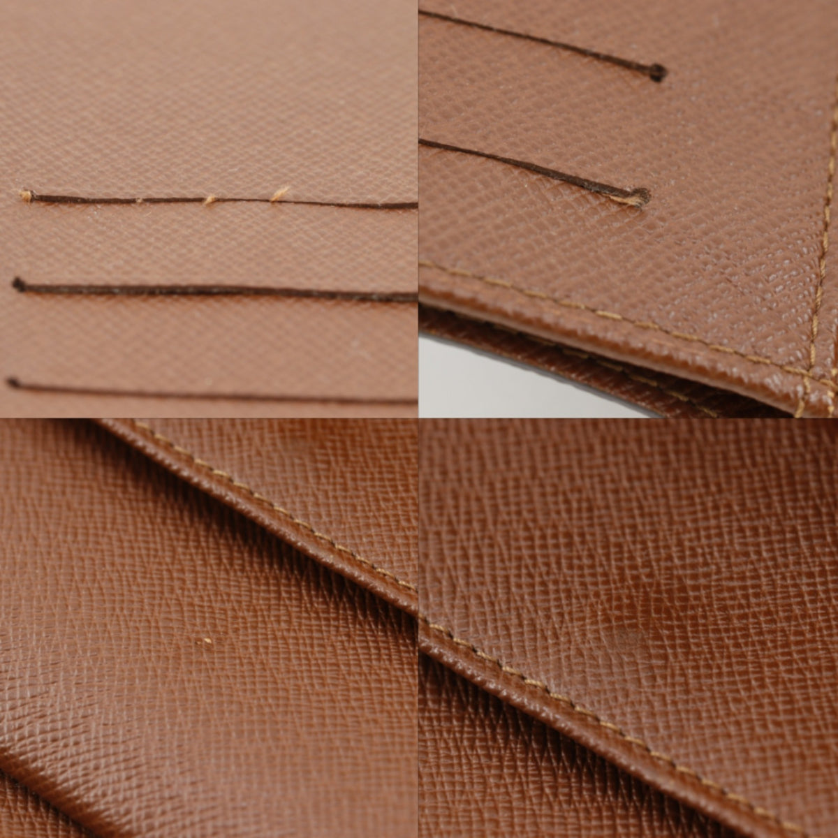 Louis Vuitton Brown Monogram Canvas Wallet (Tri-Fold) (Pre-Owned)