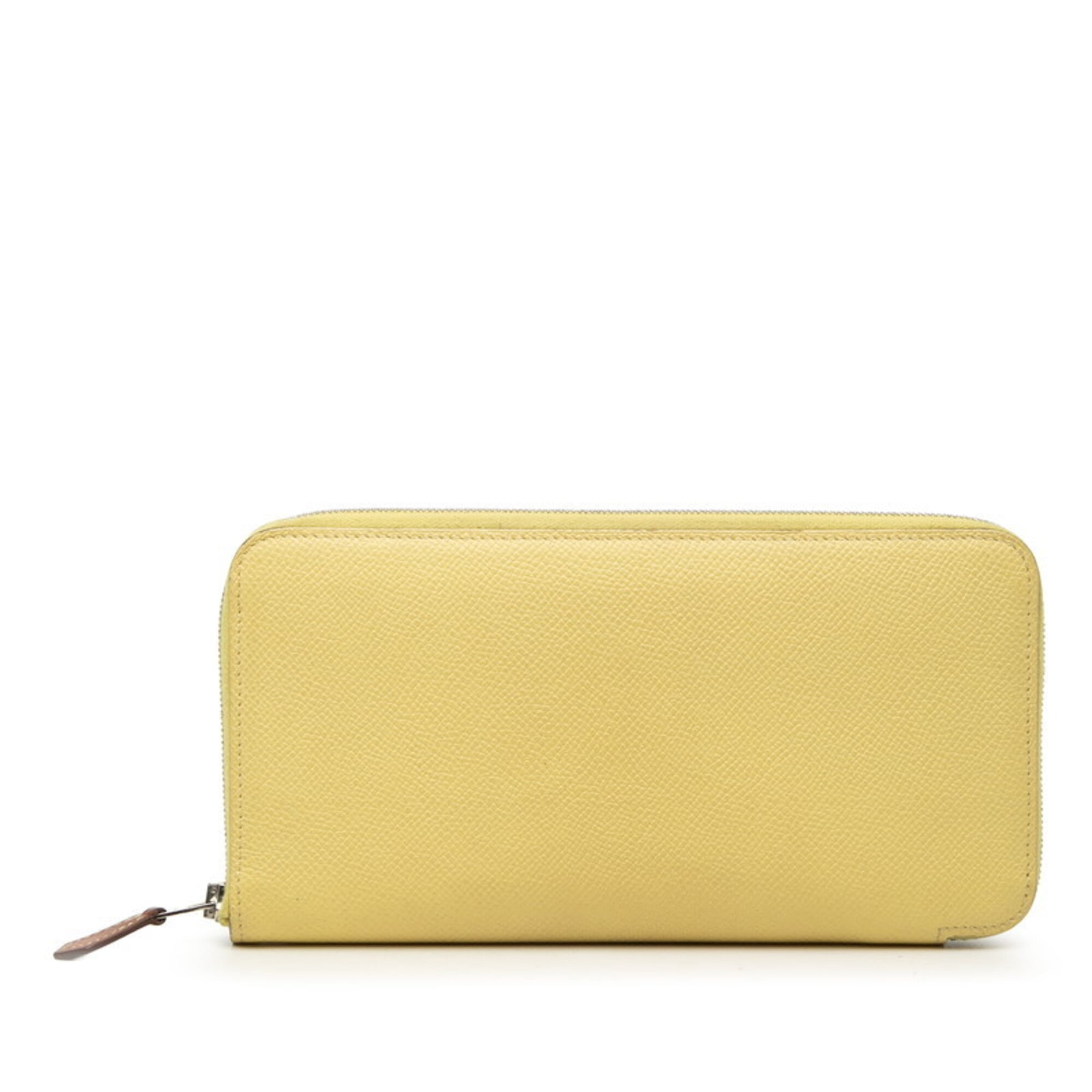 Hermes Soufre Yellow Epsom Leather Long Wallet (Bi-Fold) (Pre-Owned)