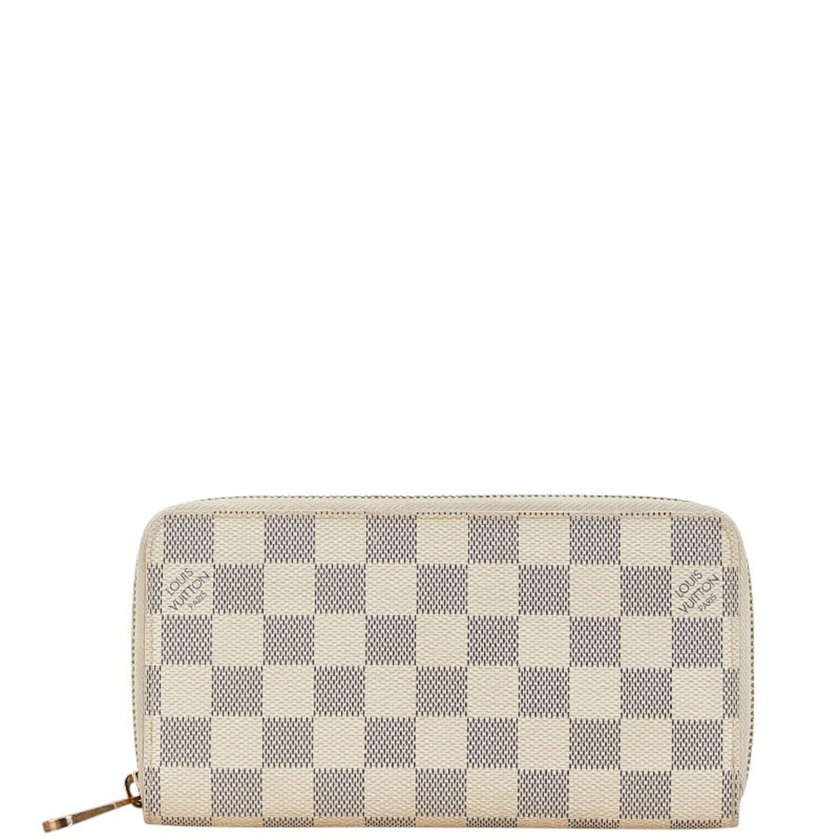 Louis Vuitton White Damier Azur Long Wallet (Bi-Fold) (Pre-Owned)