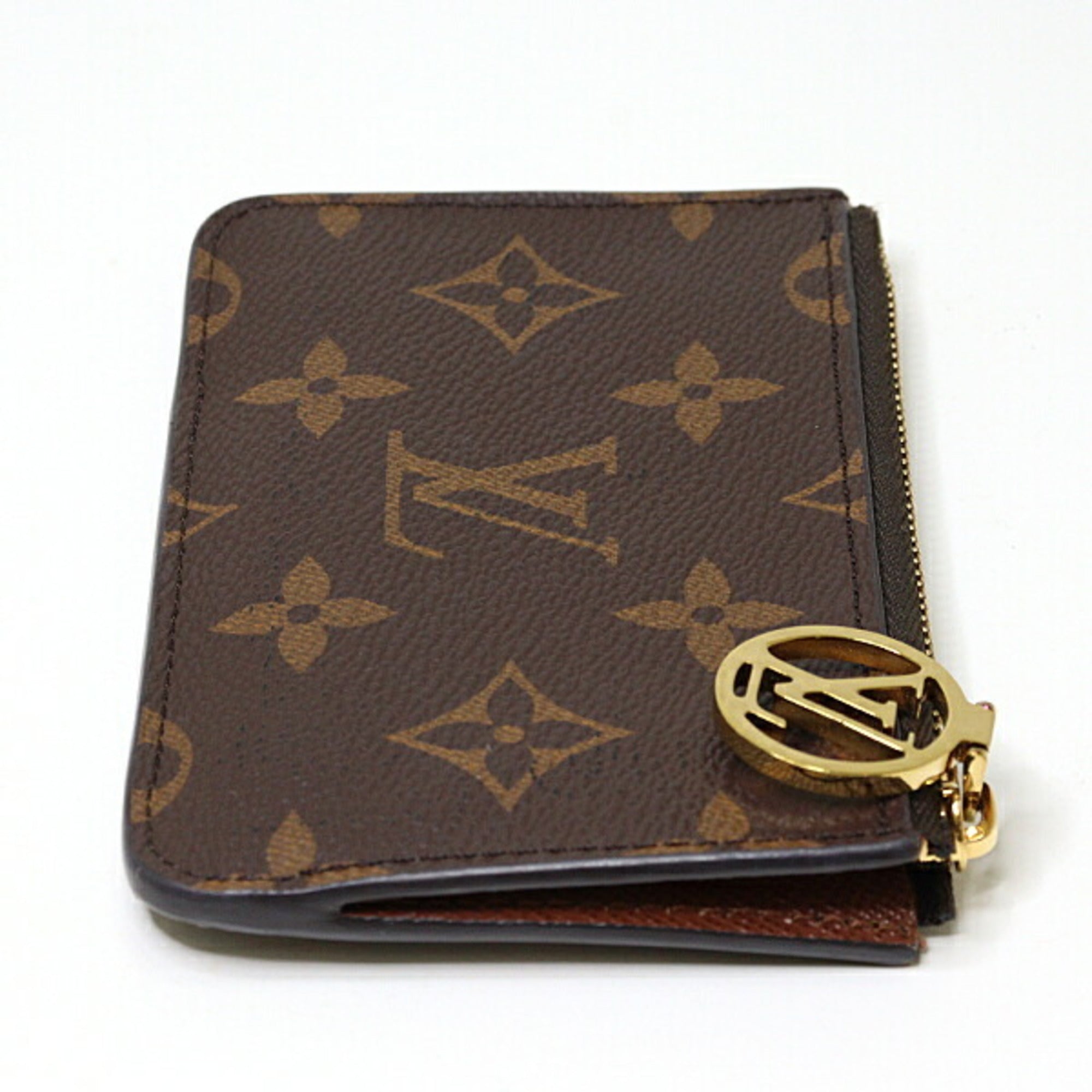 Louis Vuitton Monogram Brown Monogram Leather Coin Purse/Coin Case (Pre-Owned)